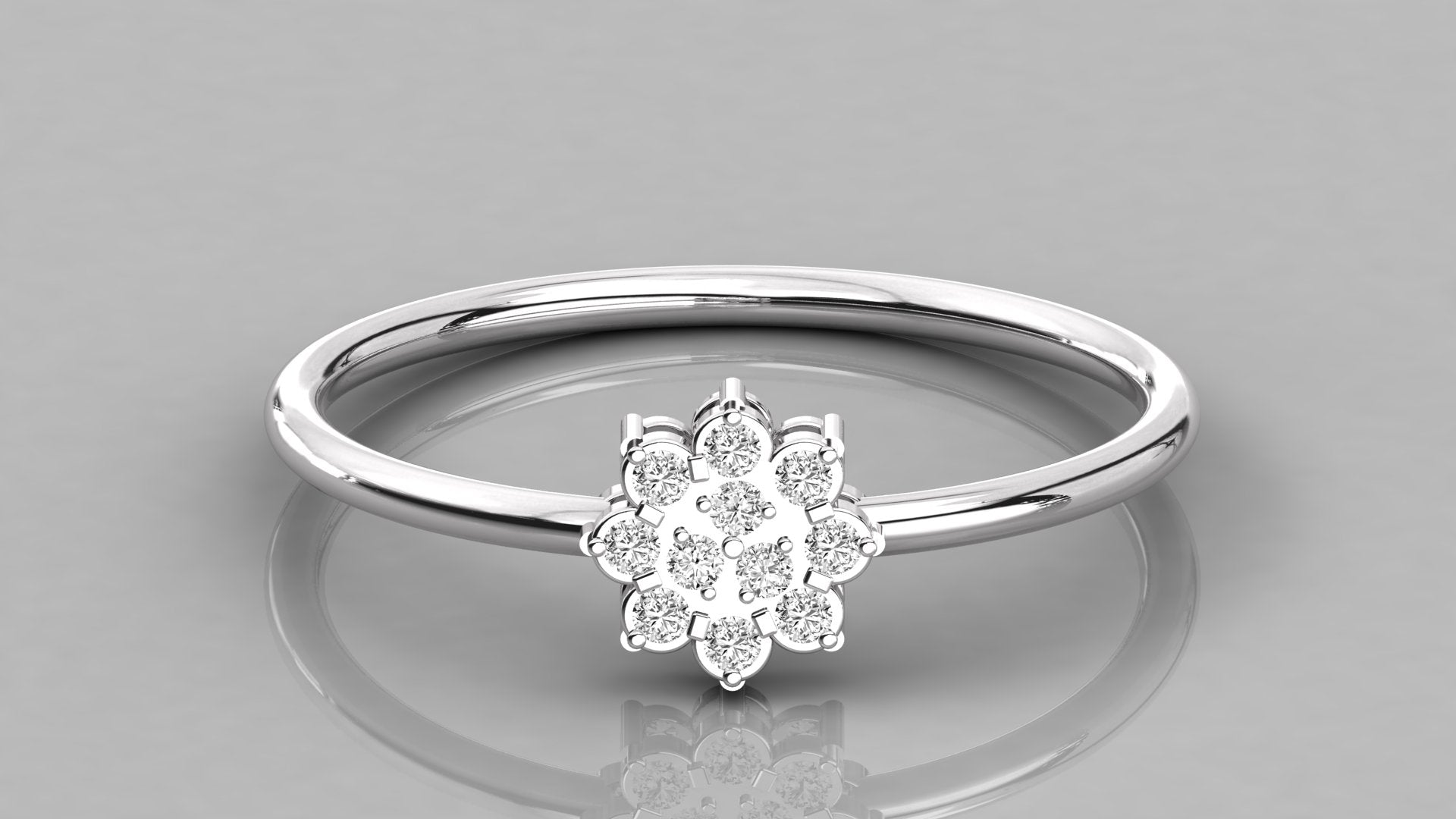 White Gold Ring