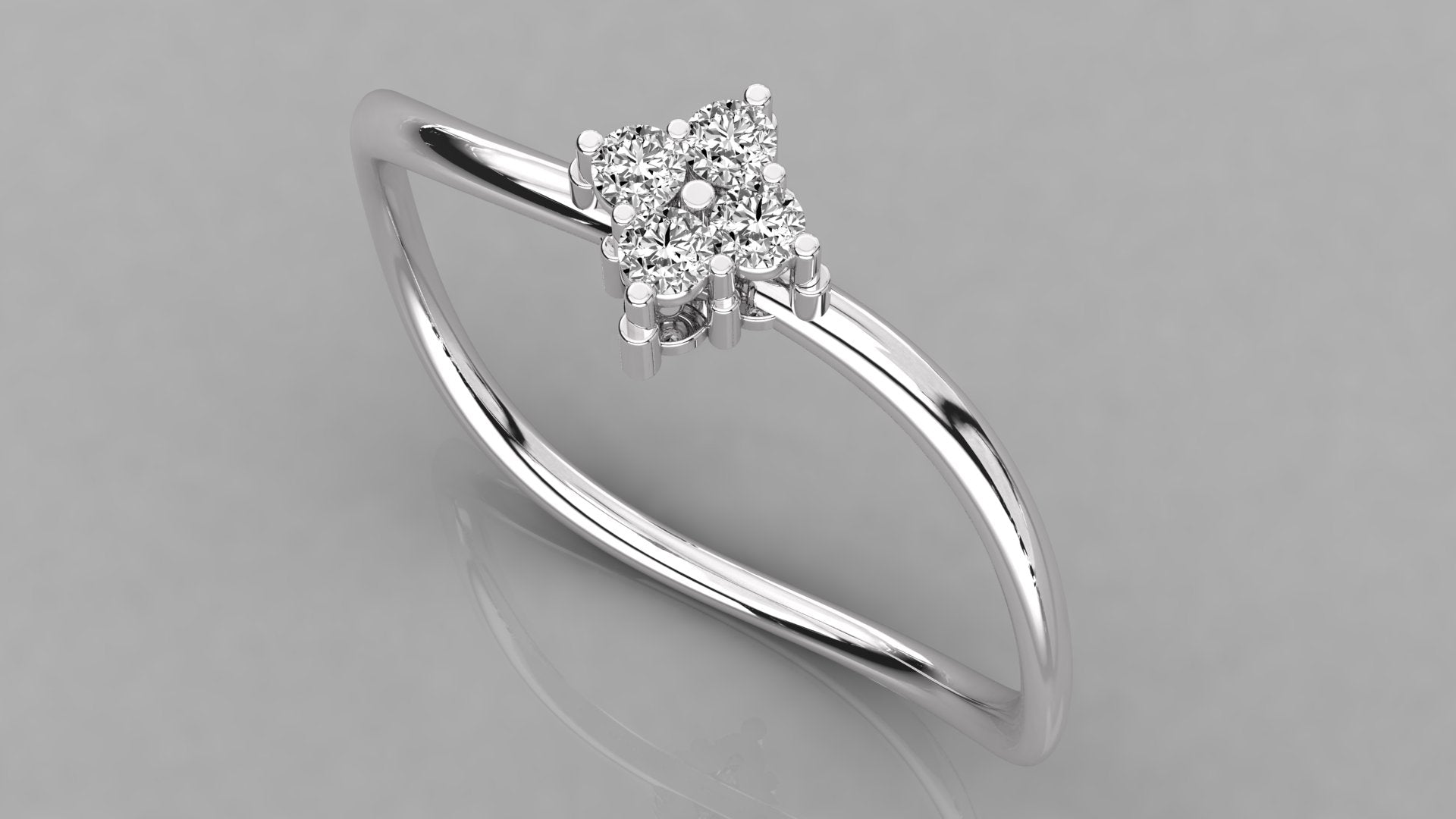 White Gold Ring