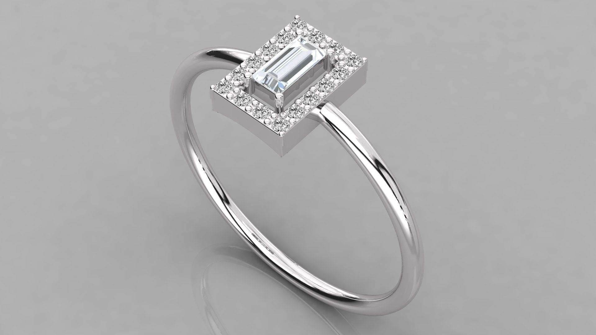 White Gold Ring