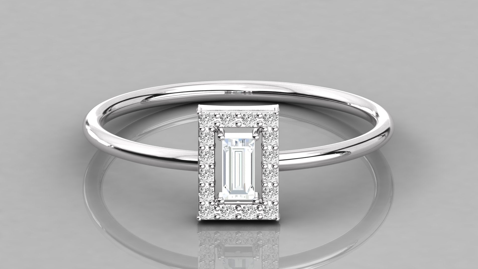 White Gold Ring