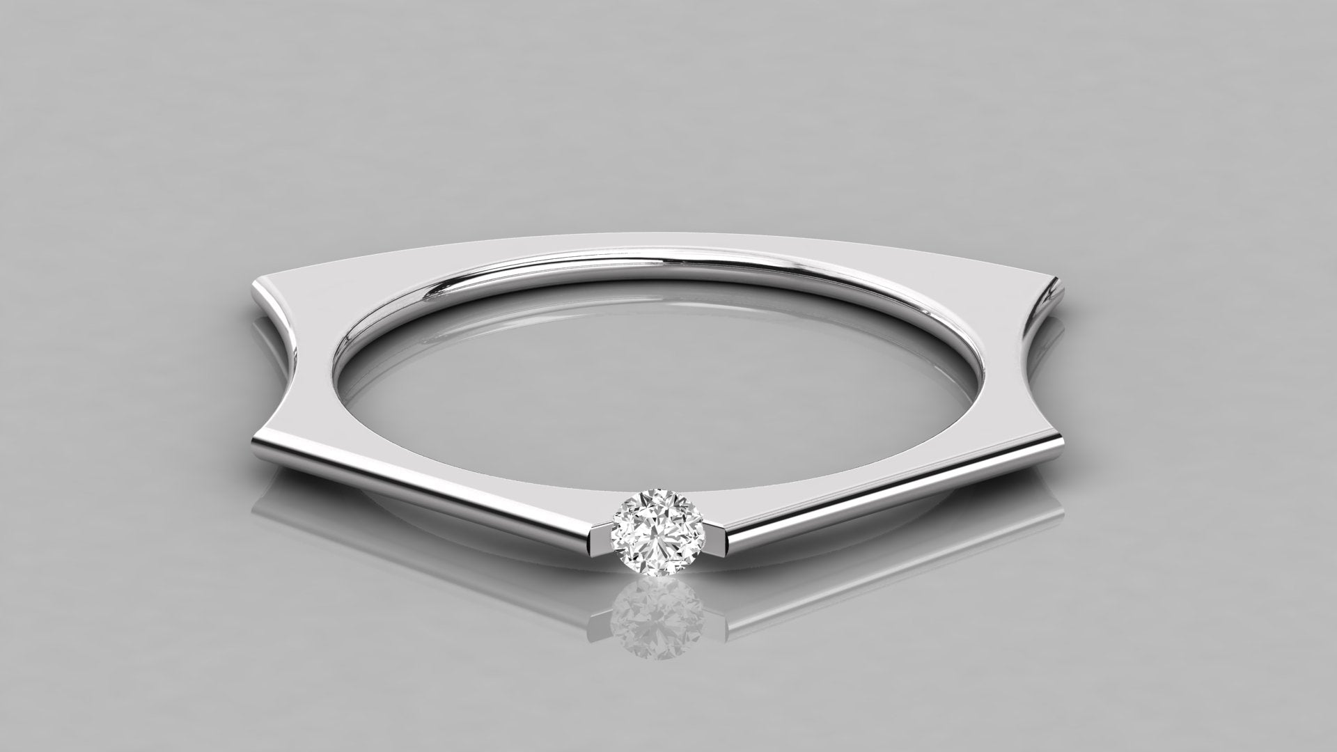 White Gold Ring