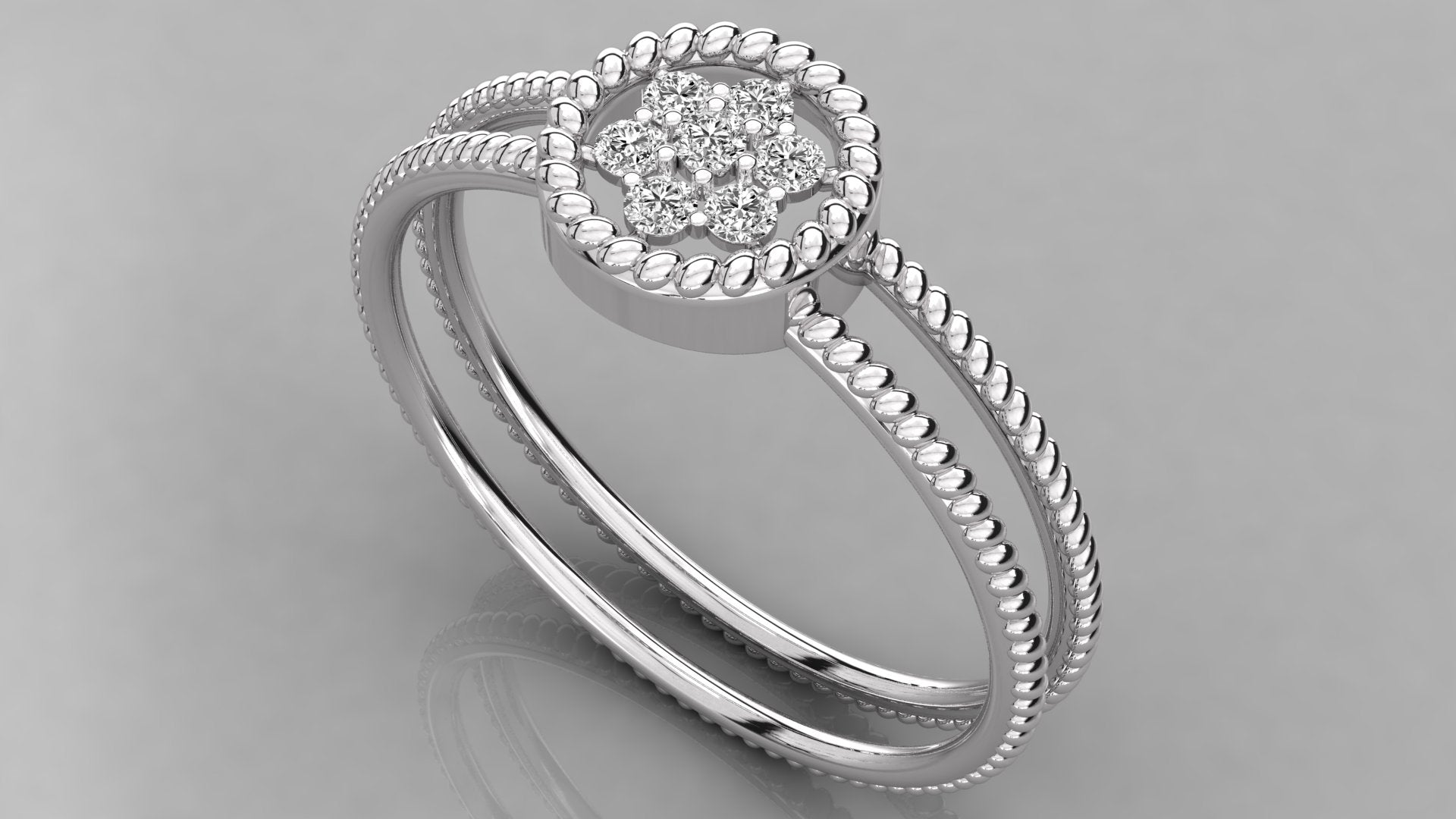 White Gold Ring