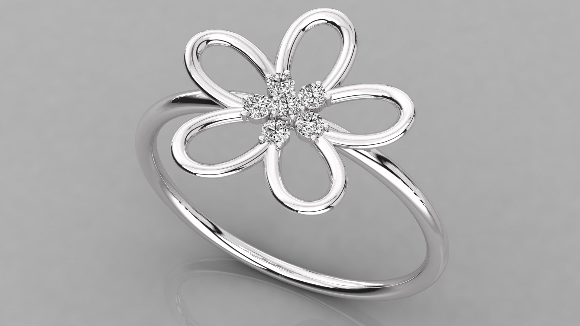 White Gold Ring