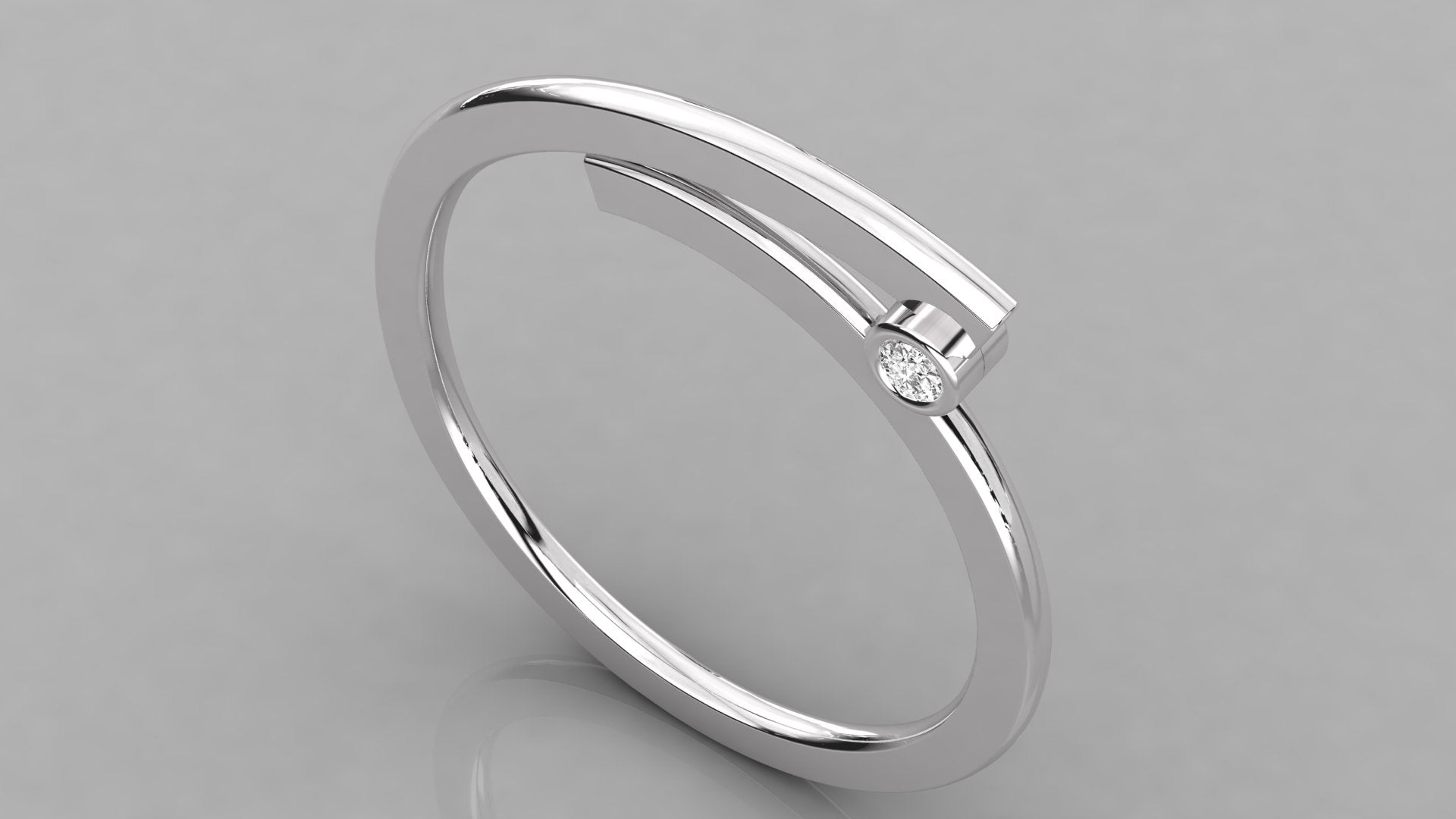 White Gold Ring