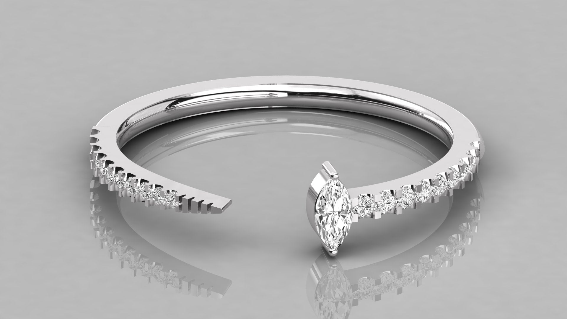 White Gold Ring