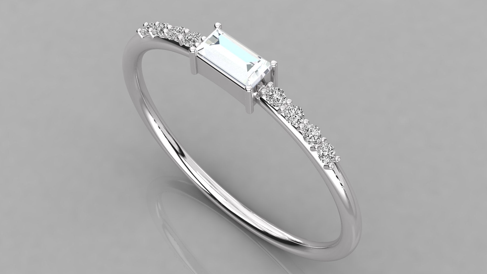 White Gold Ring