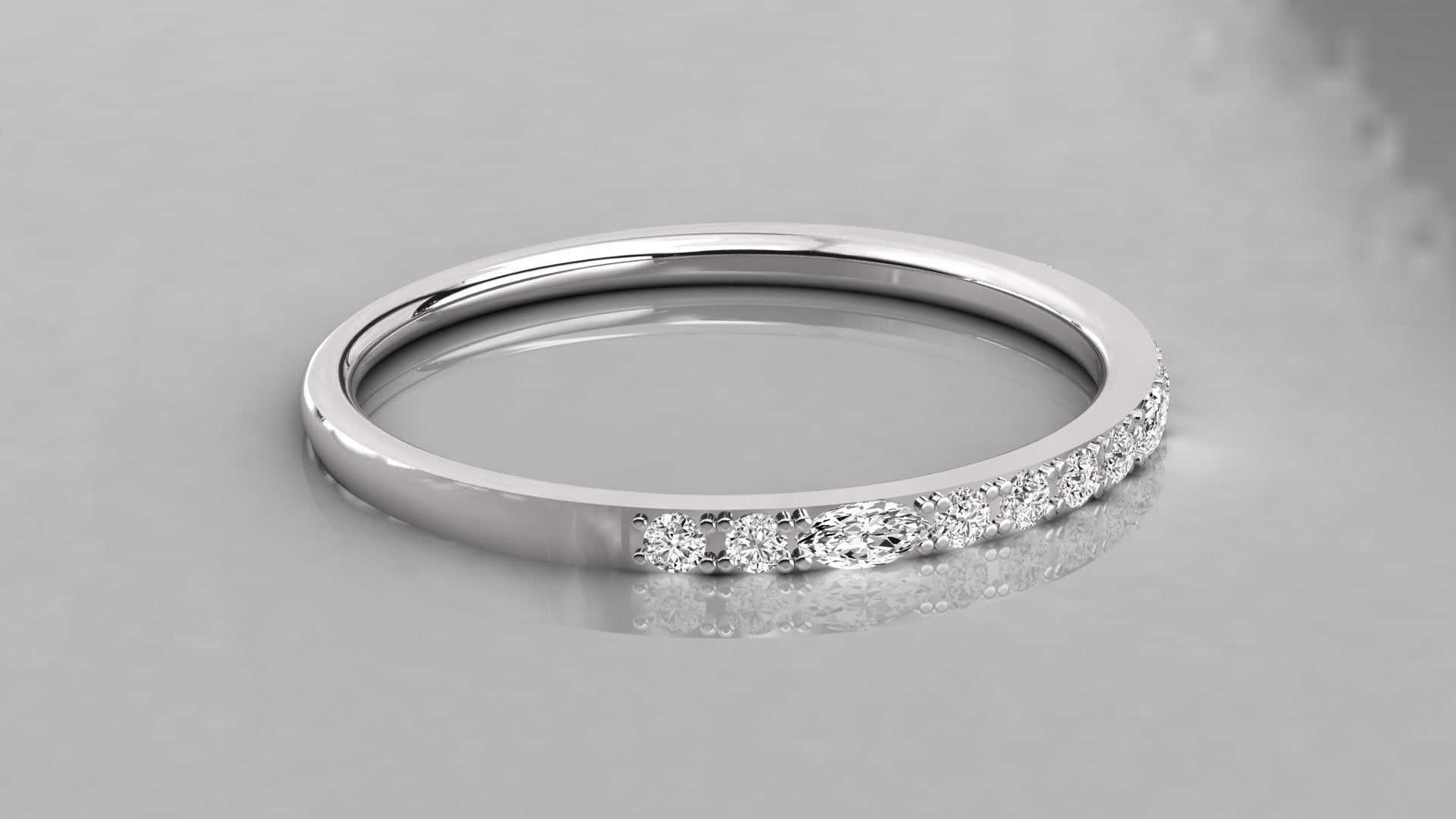 White Gold Ring