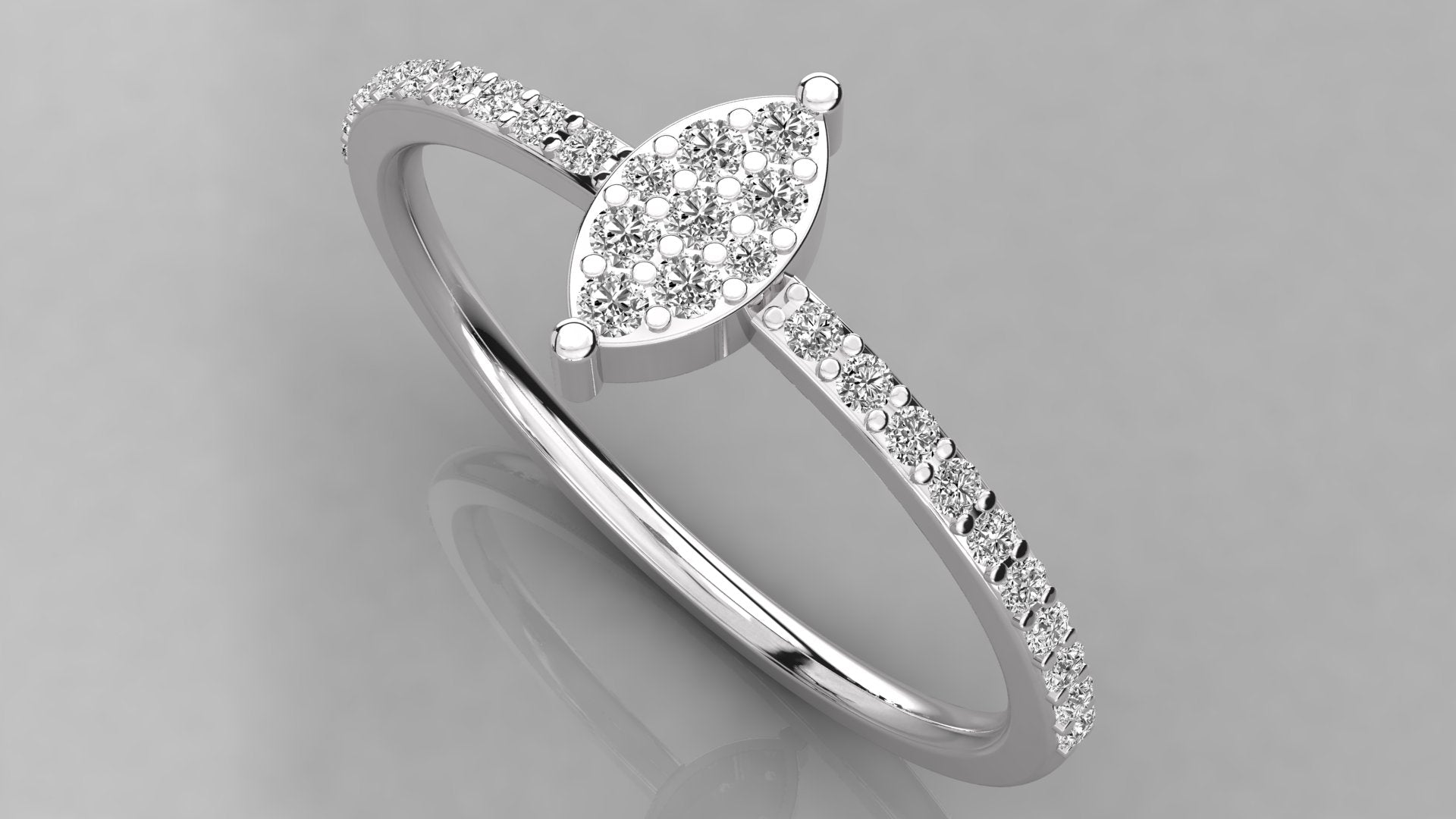White Gold Ring