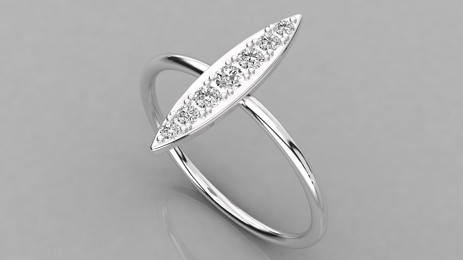 White Gold Ring