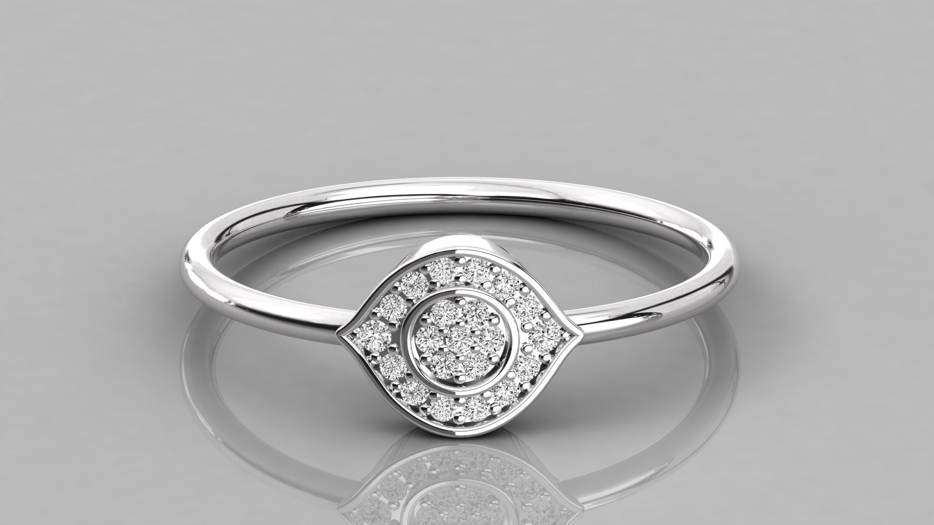White Gold Ring
