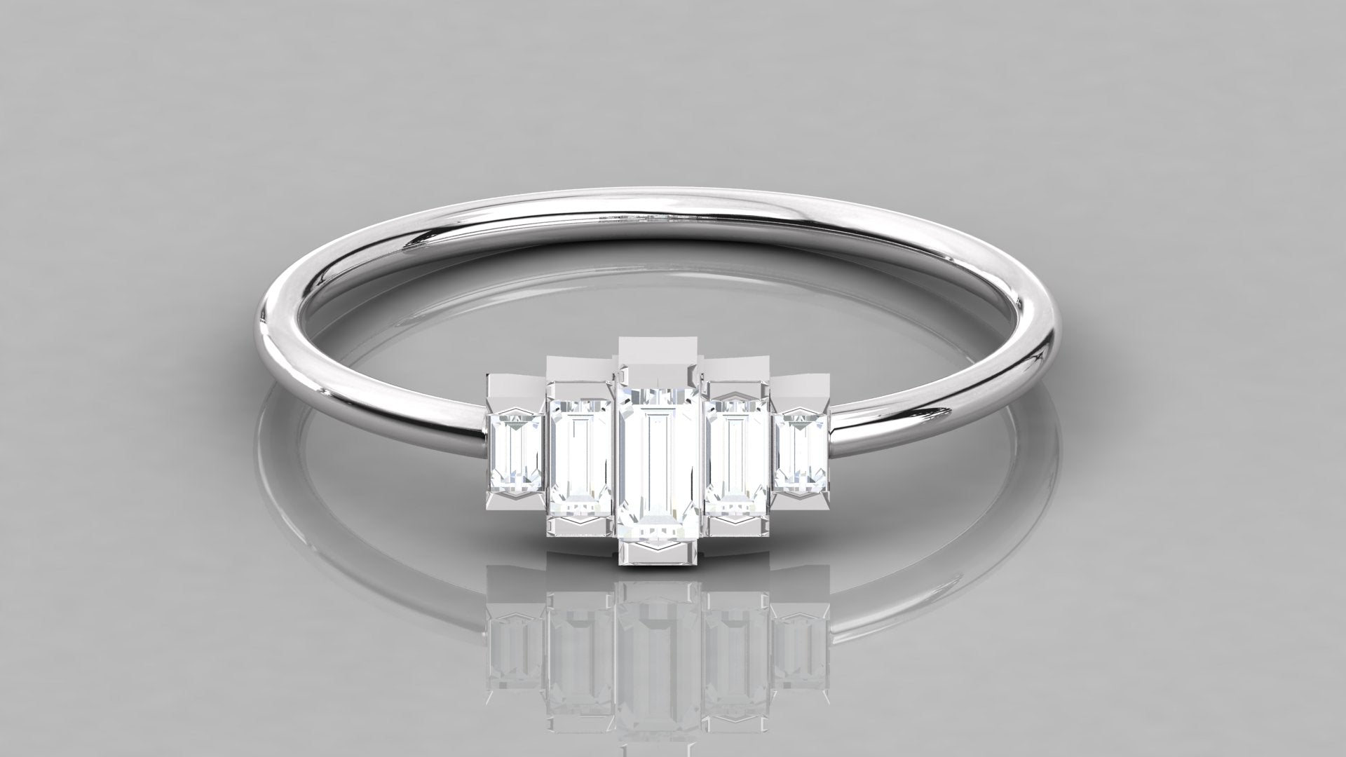 White Gold Ring