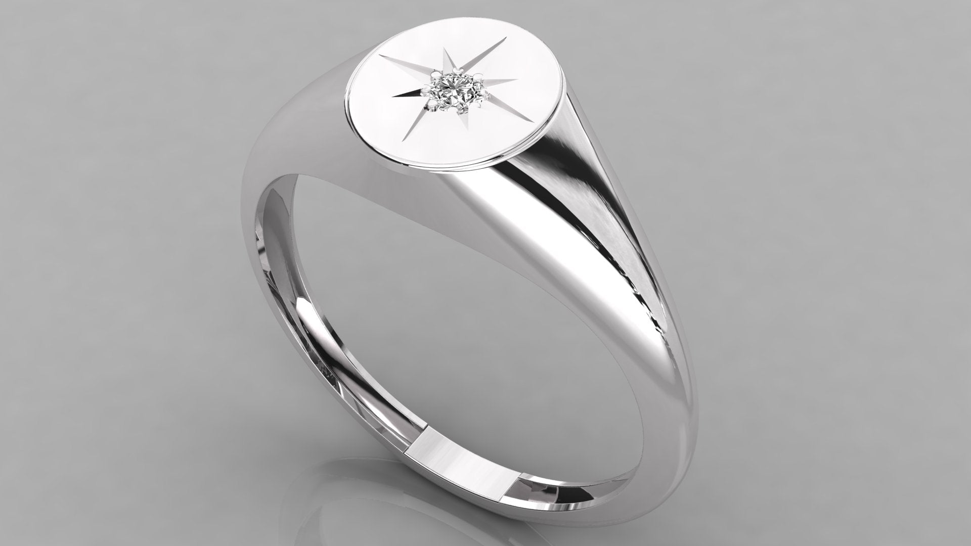 White Gold Ring