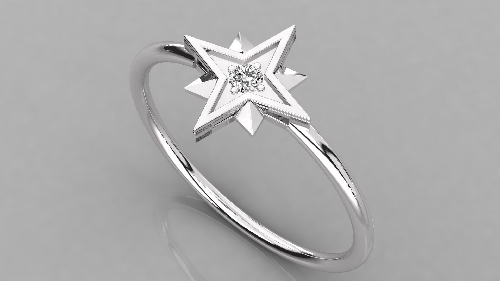 White Gold Ring