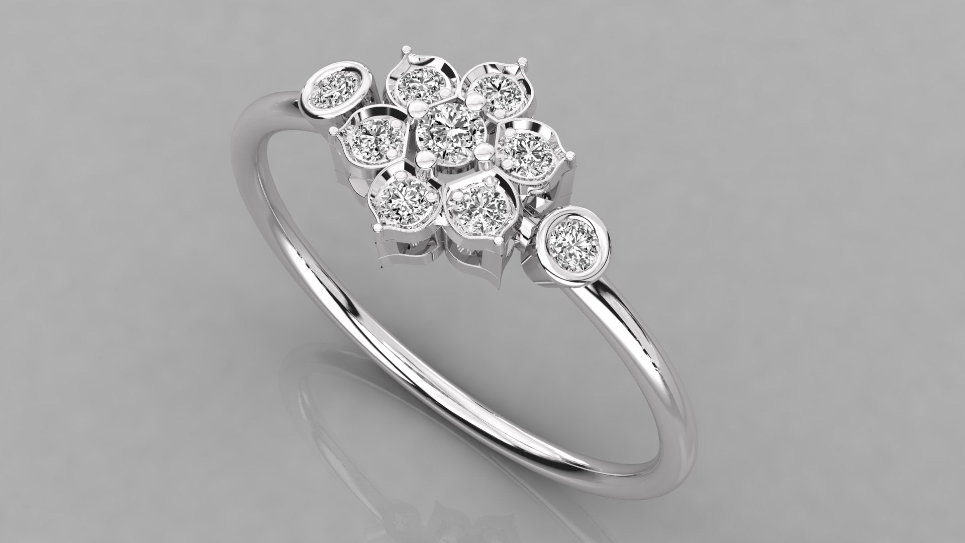 White Gold Ring