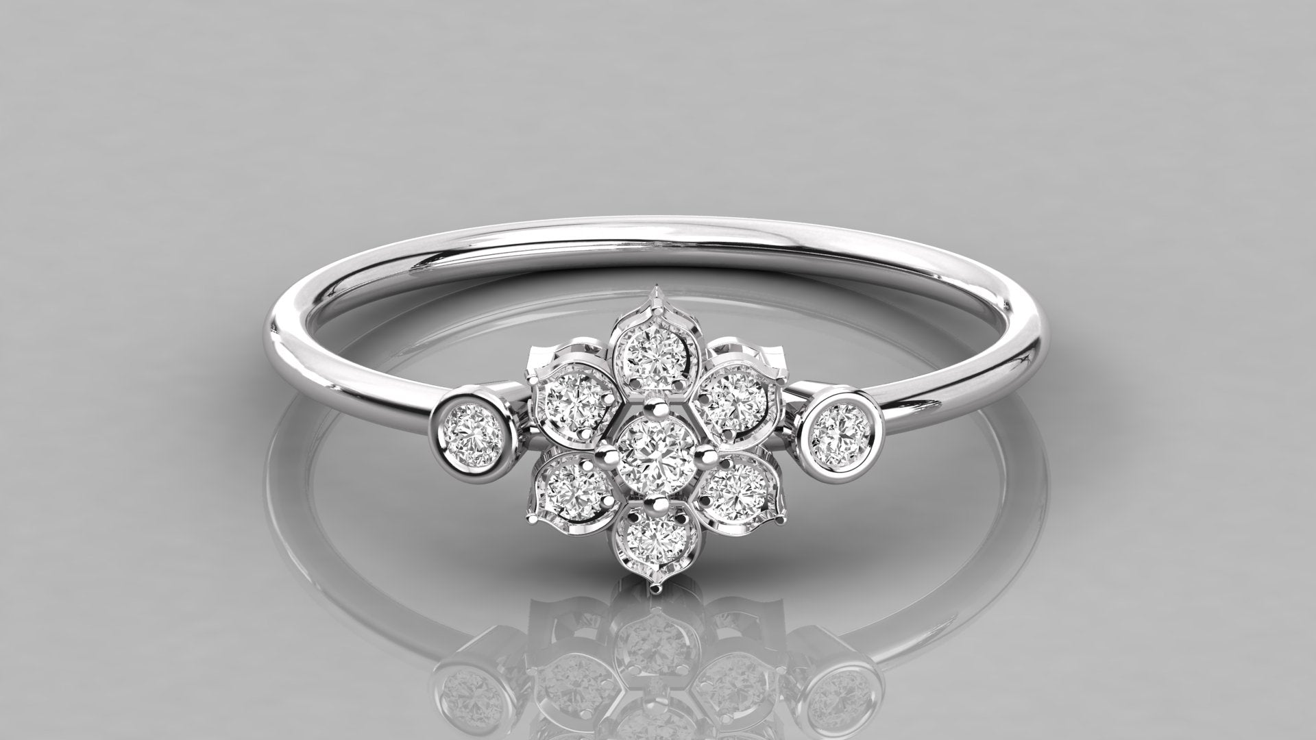 White Gold Ring