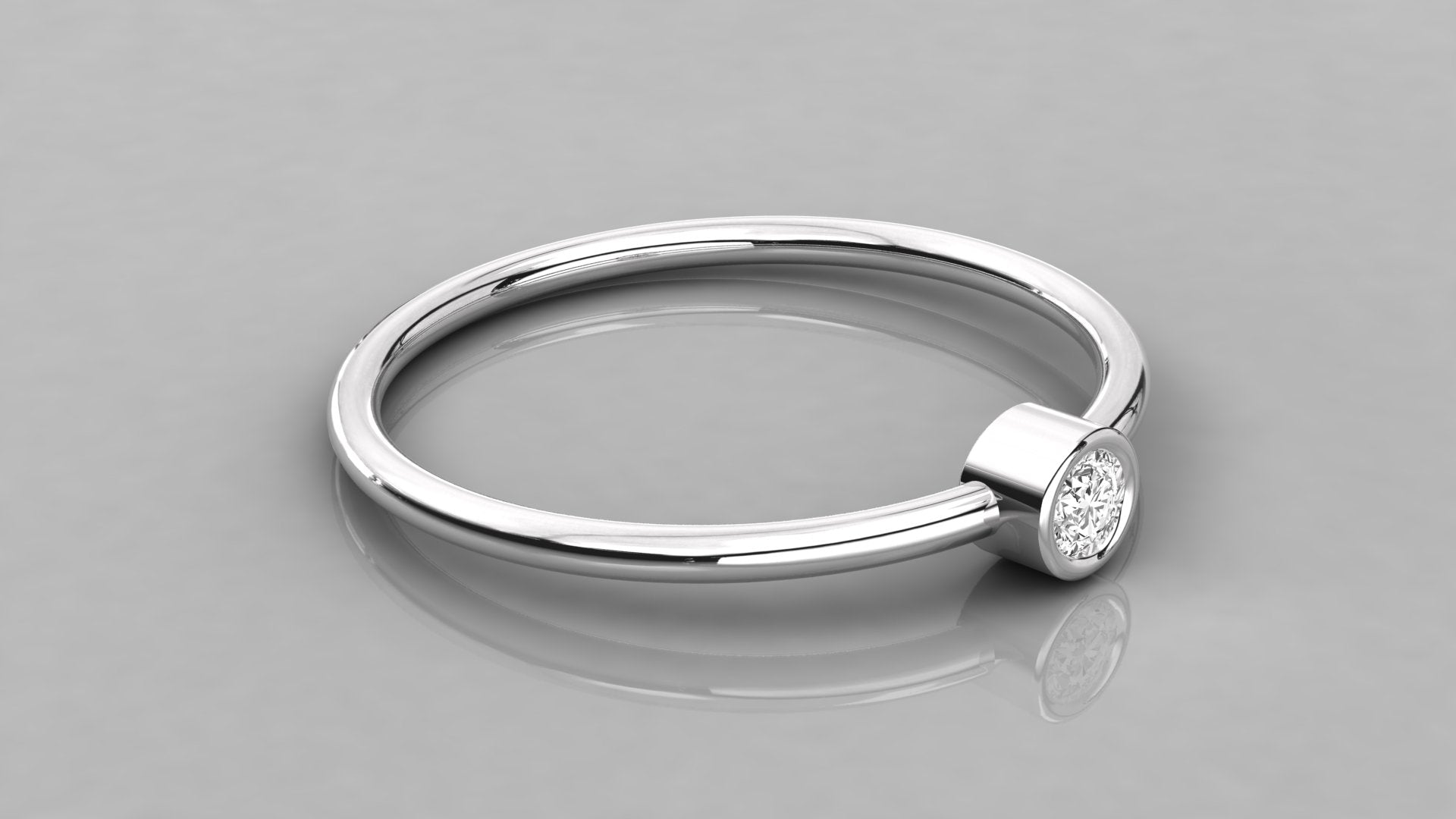 White Gold Ring