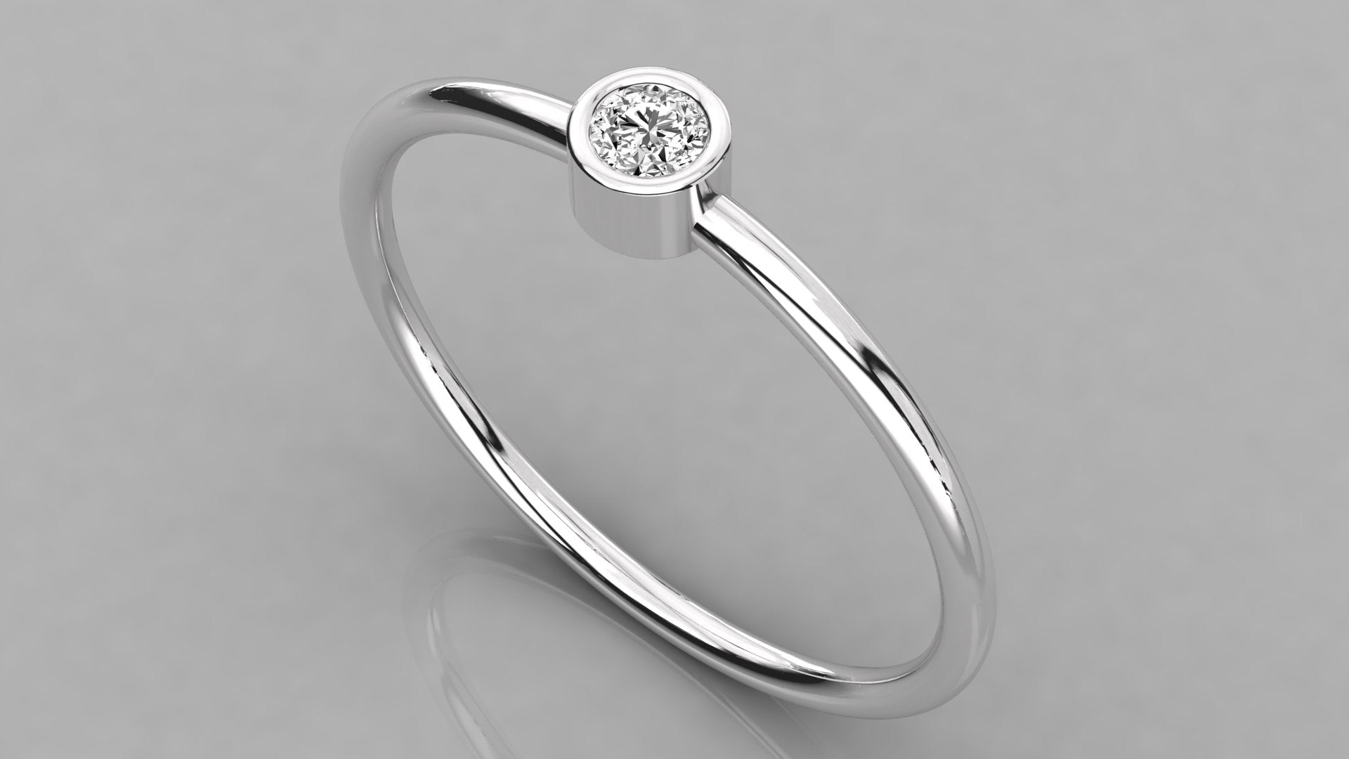 White Gold Ring