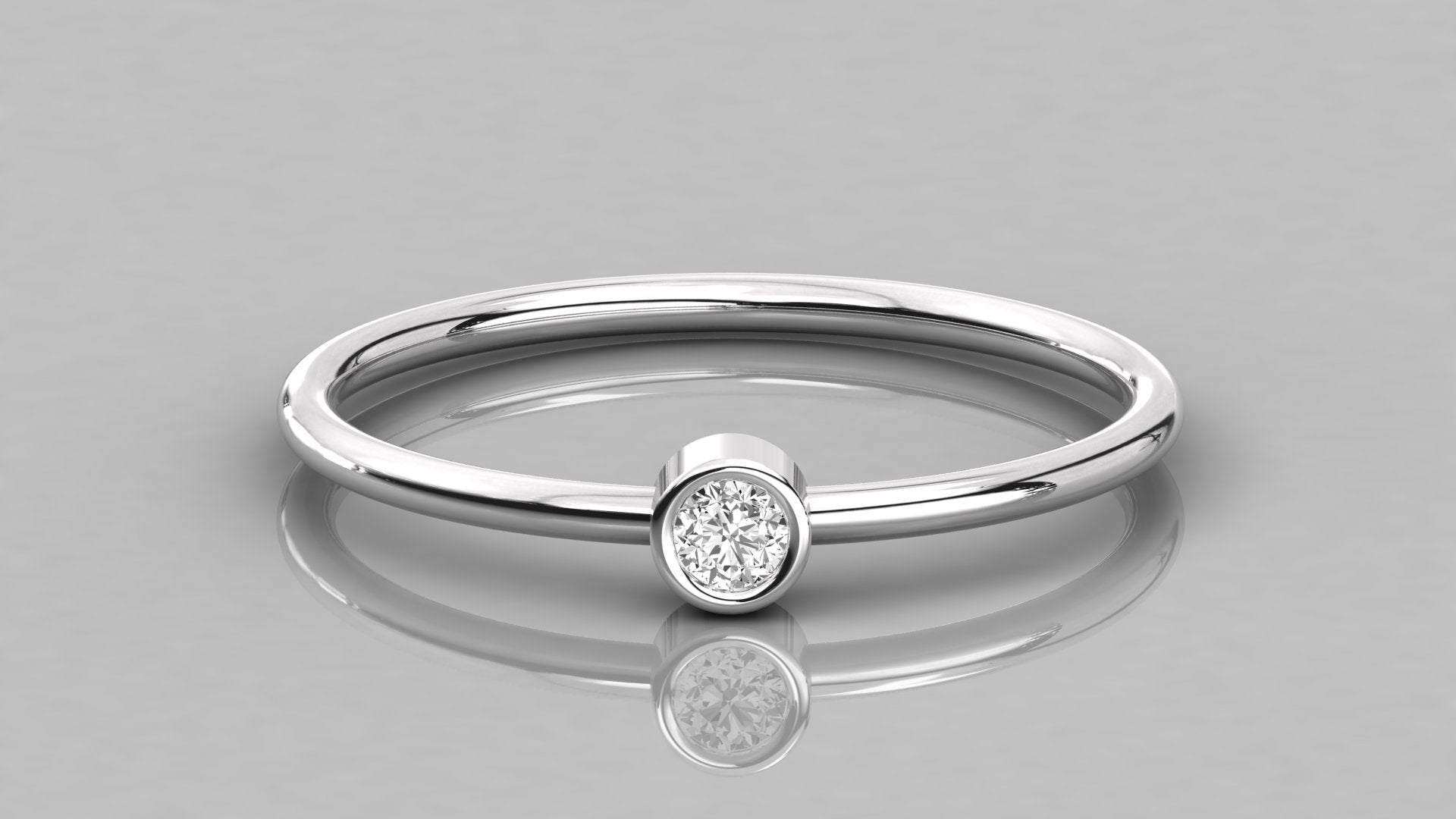White Gold Ring
