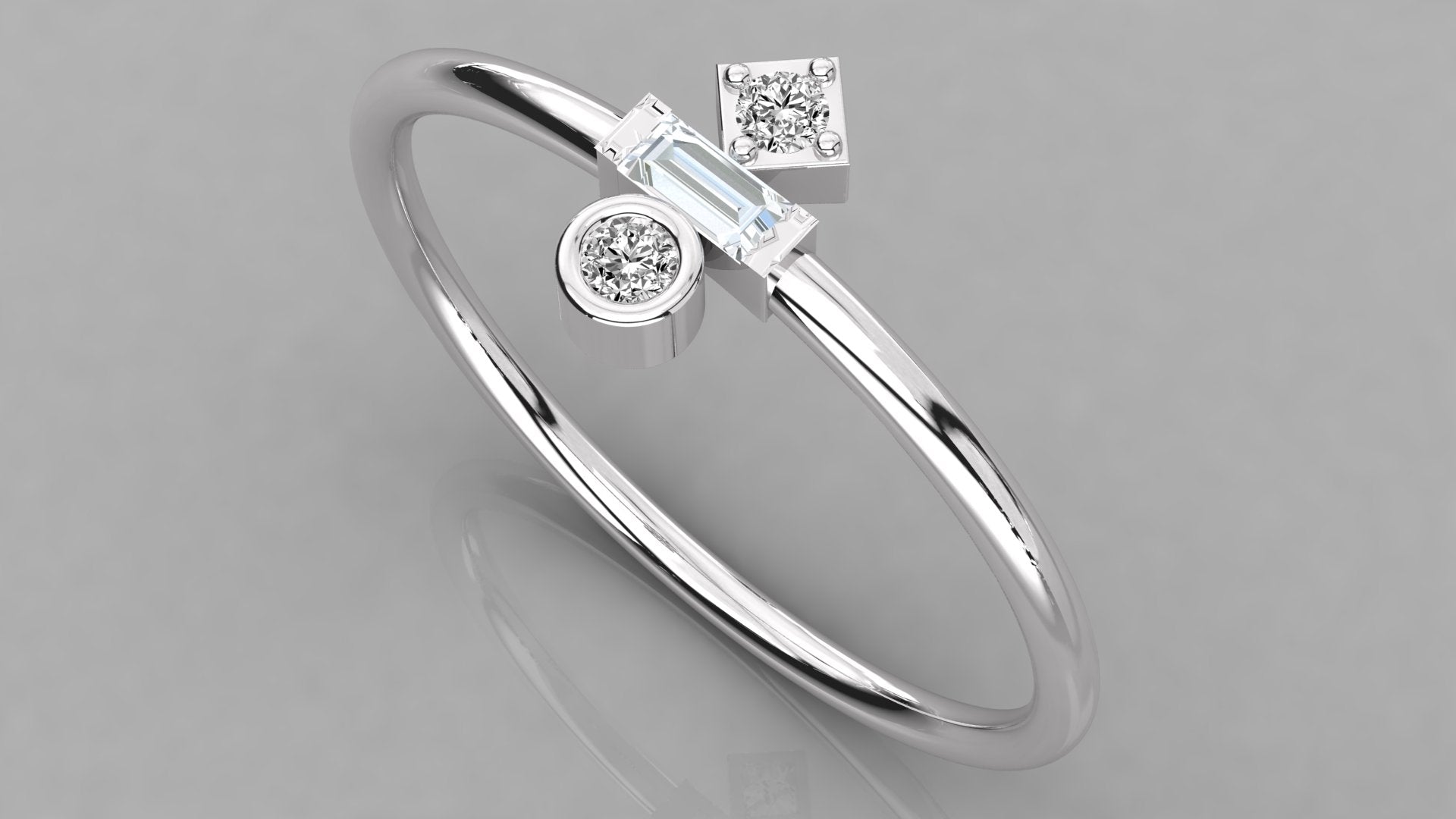 White Gold Ring