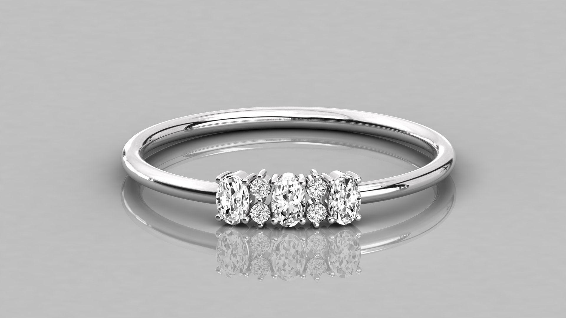 White Gold Ring