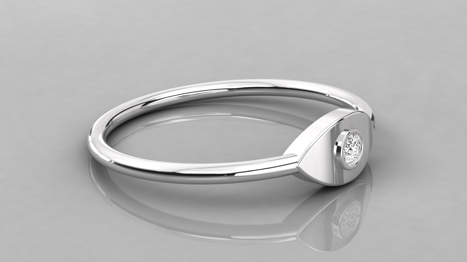 White Gold Ring
