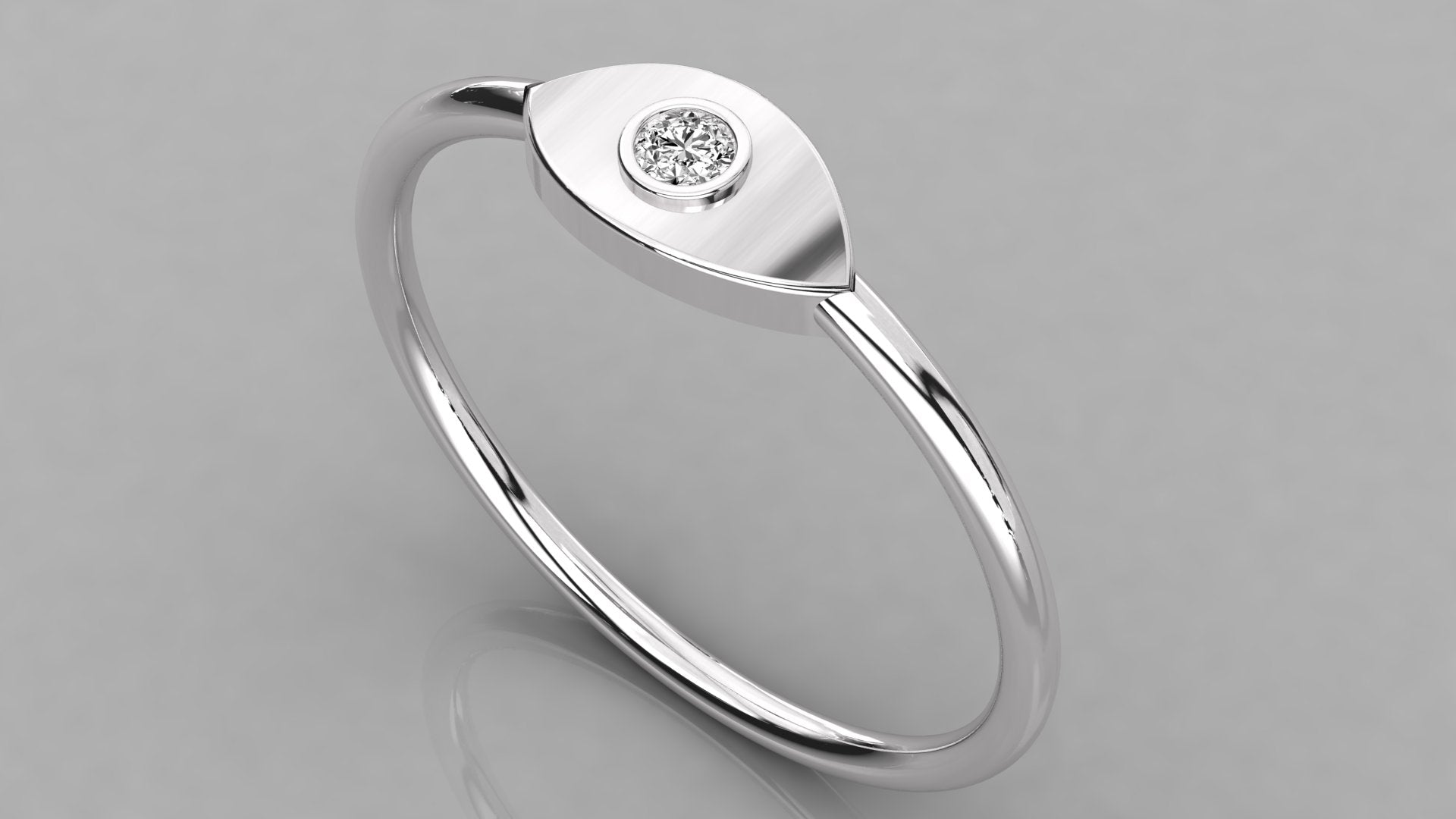 White Gold Ring
