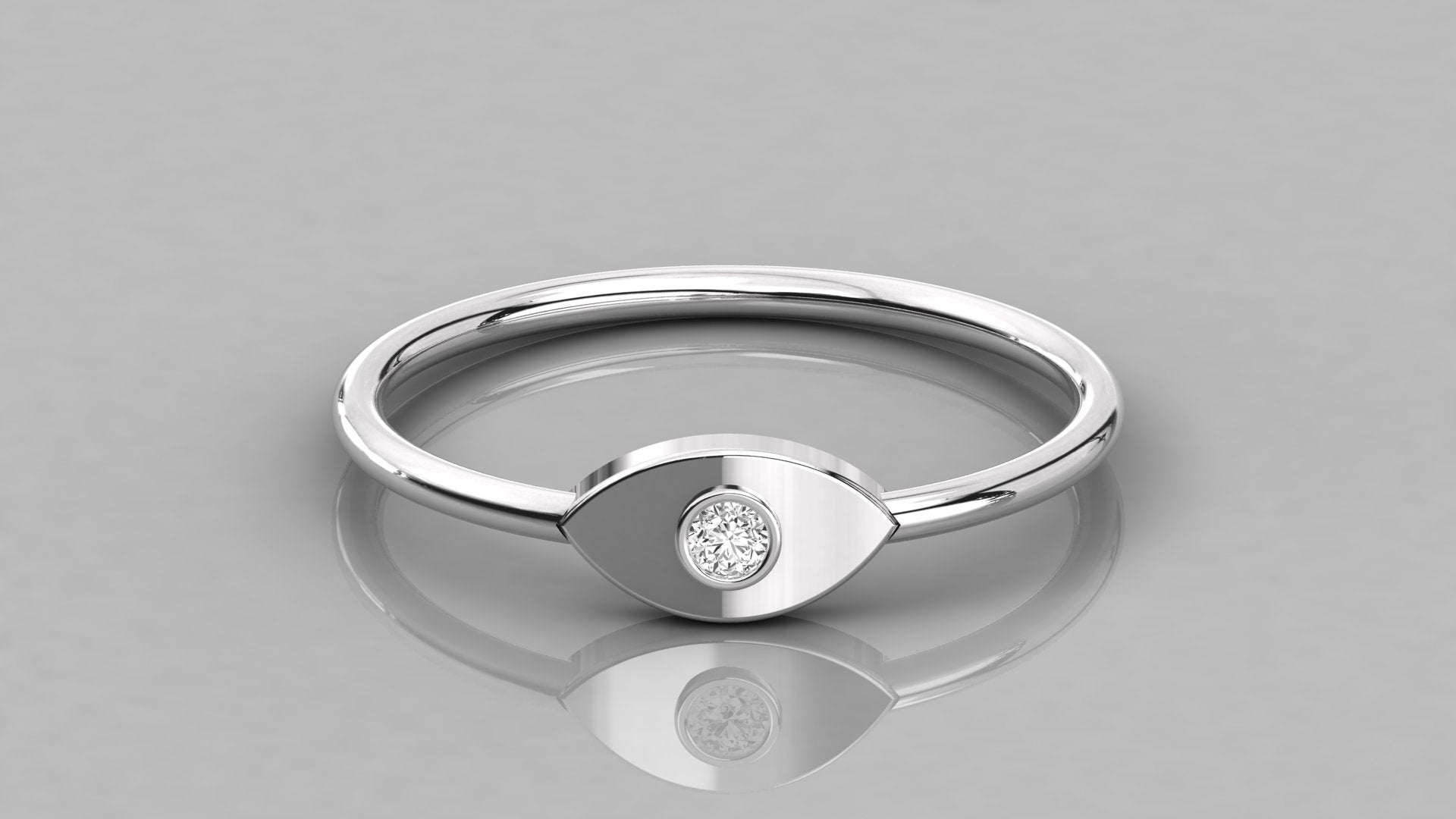 White Gold Ring