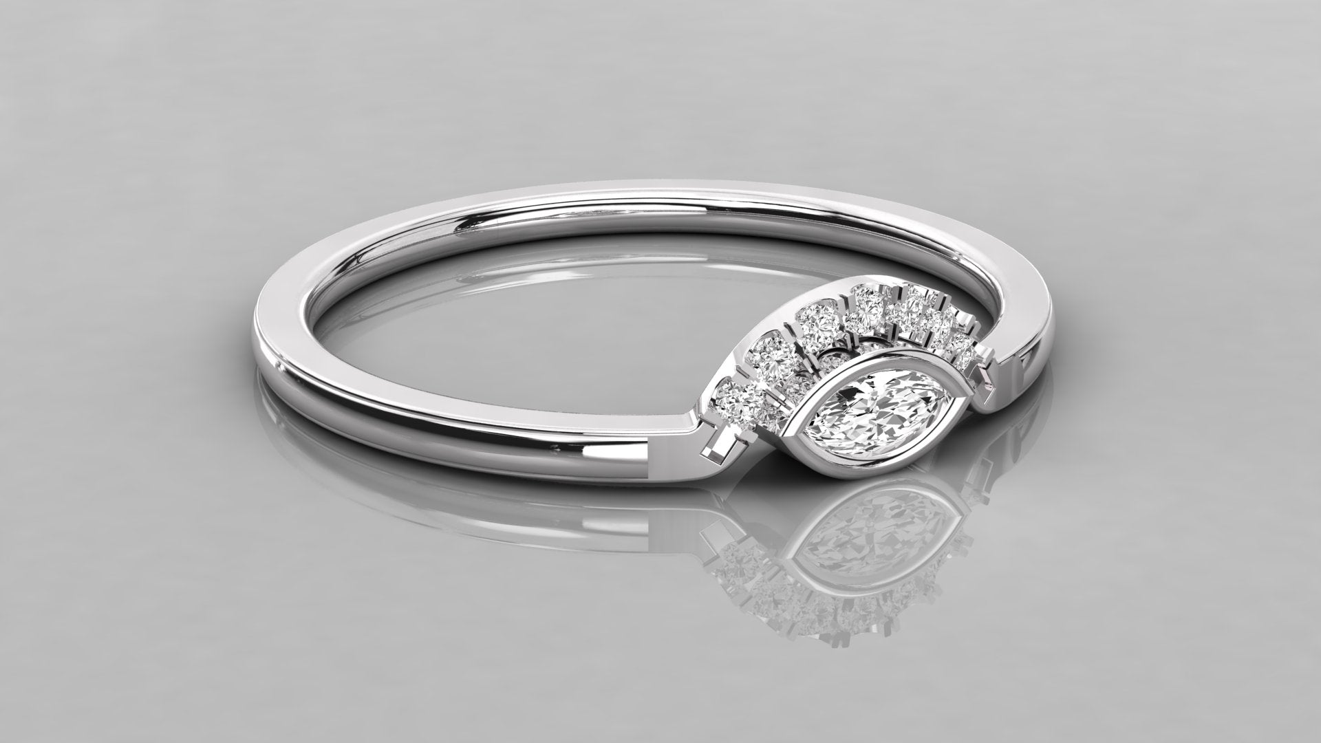White Gold Ring