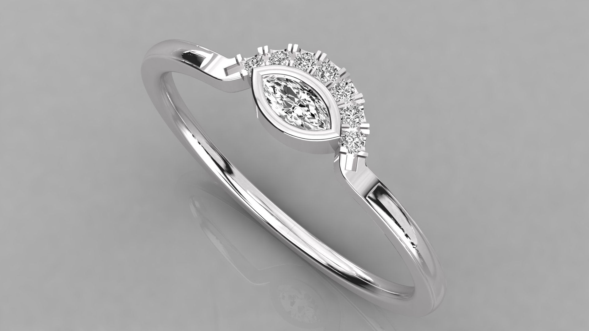 White Gold Ring