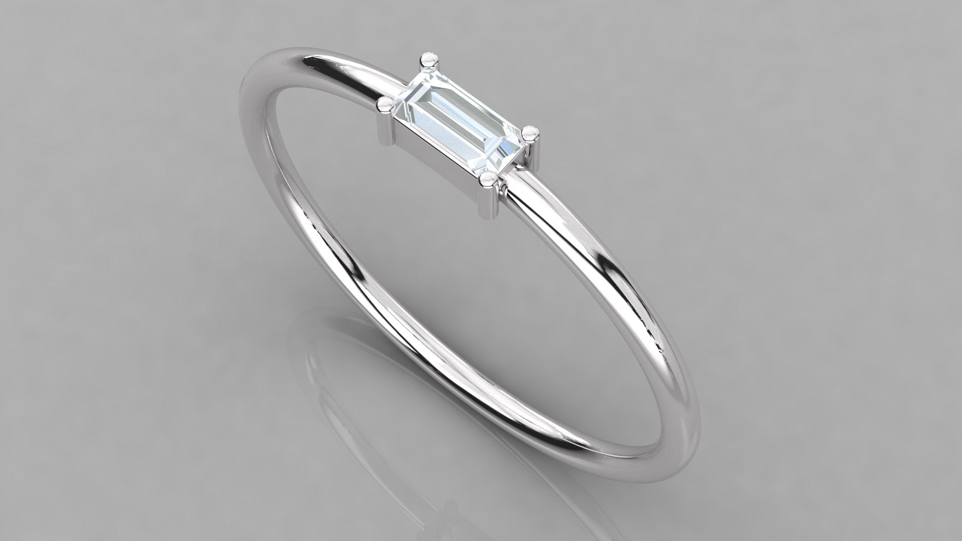 White Gold Ring