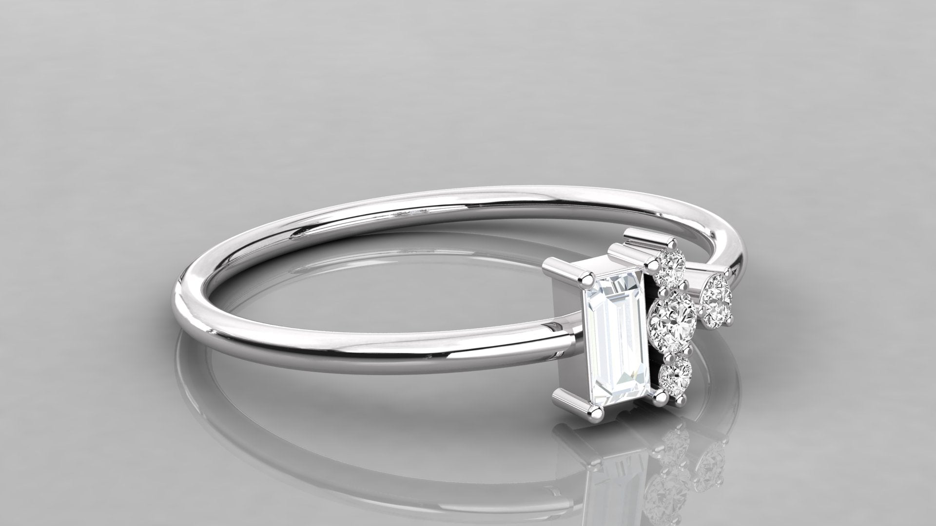 White Gold Ring