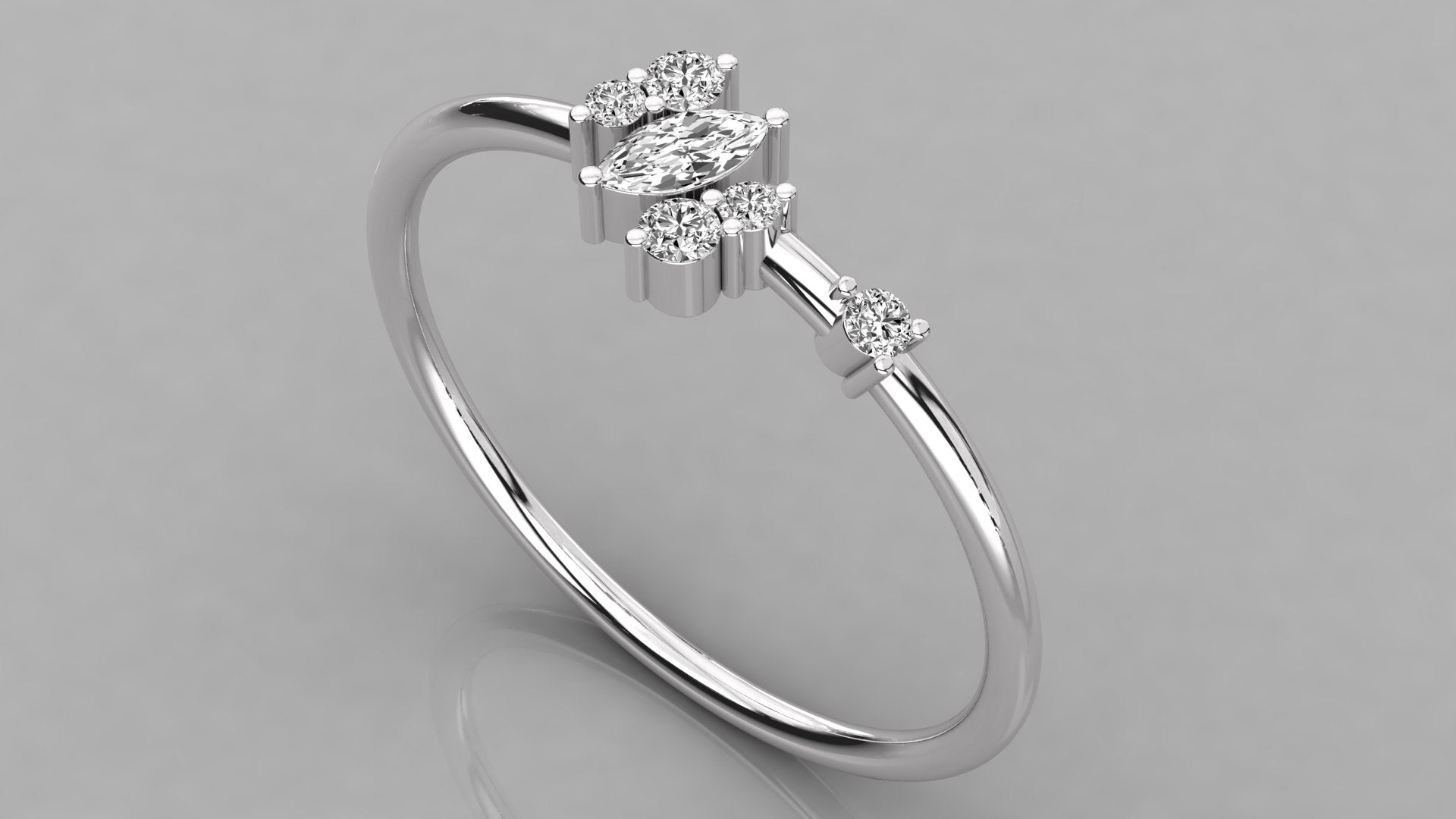 White Gold Ring