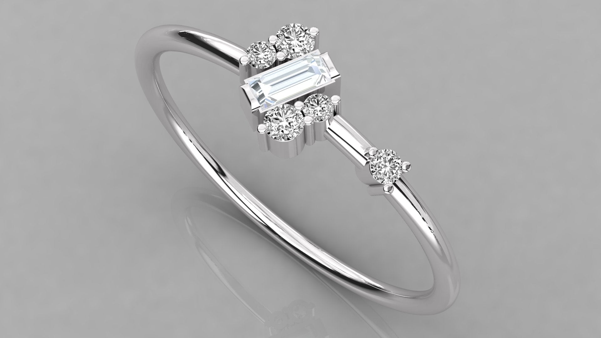 White Gold Ring