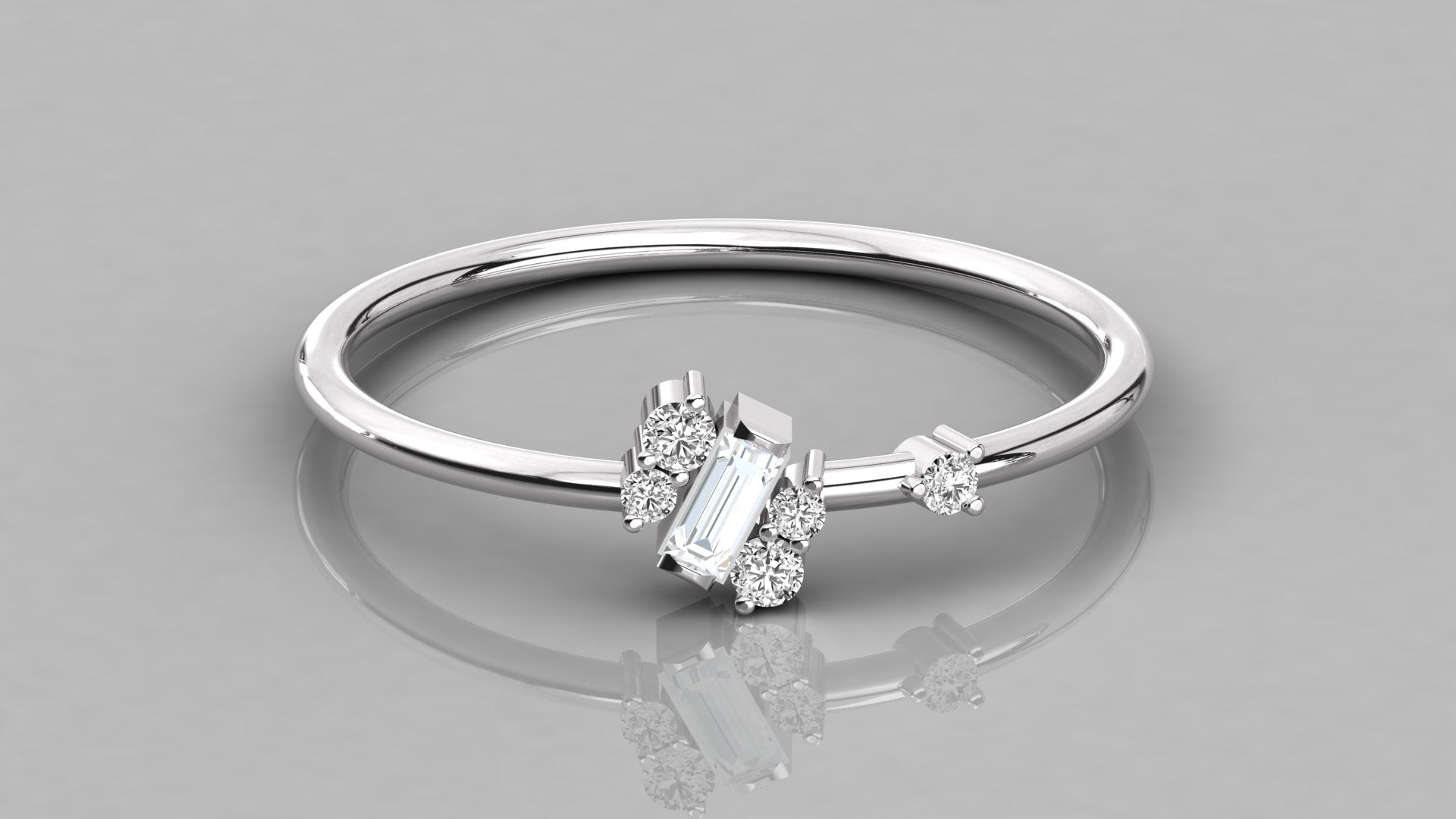 White Gold Ring
