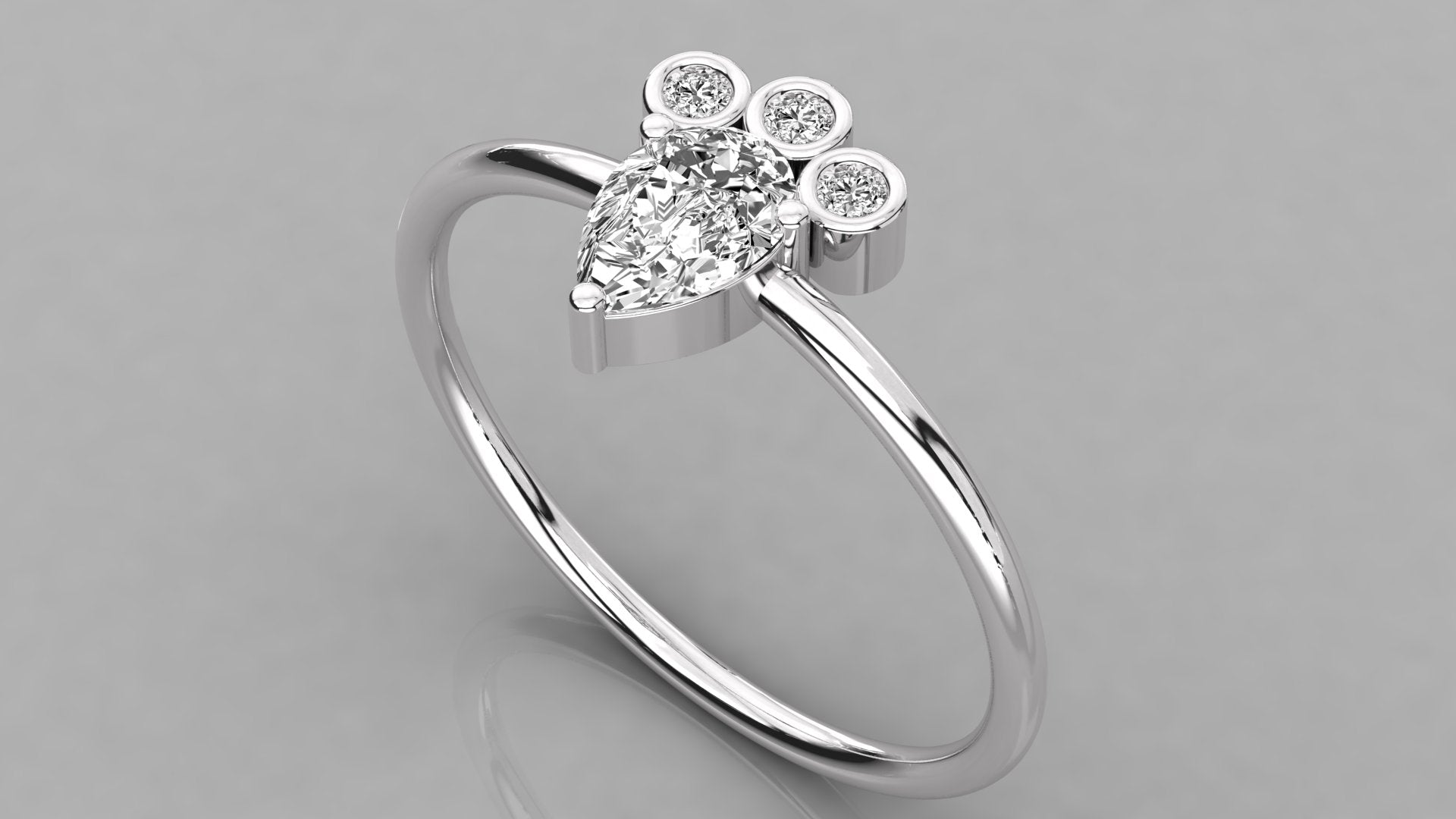 White Gold Ring
