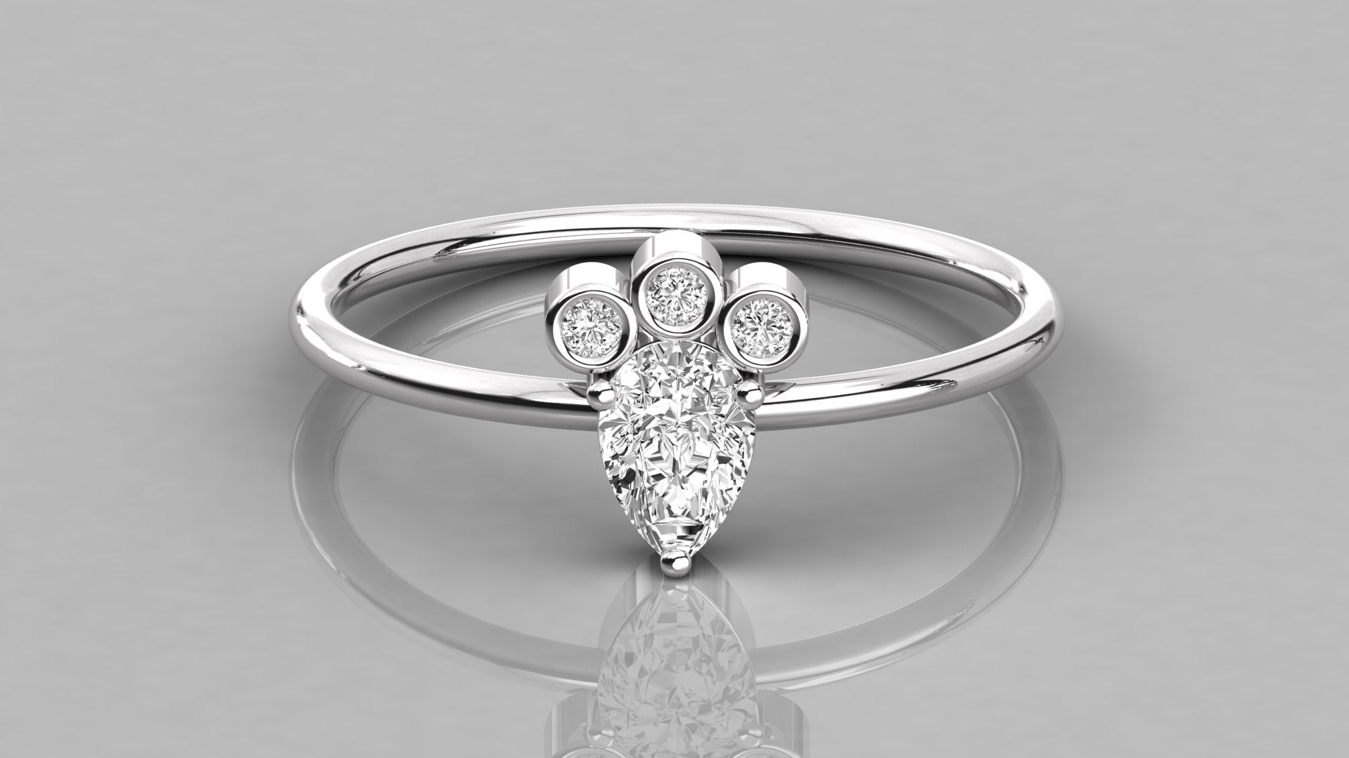 White Gold Ring