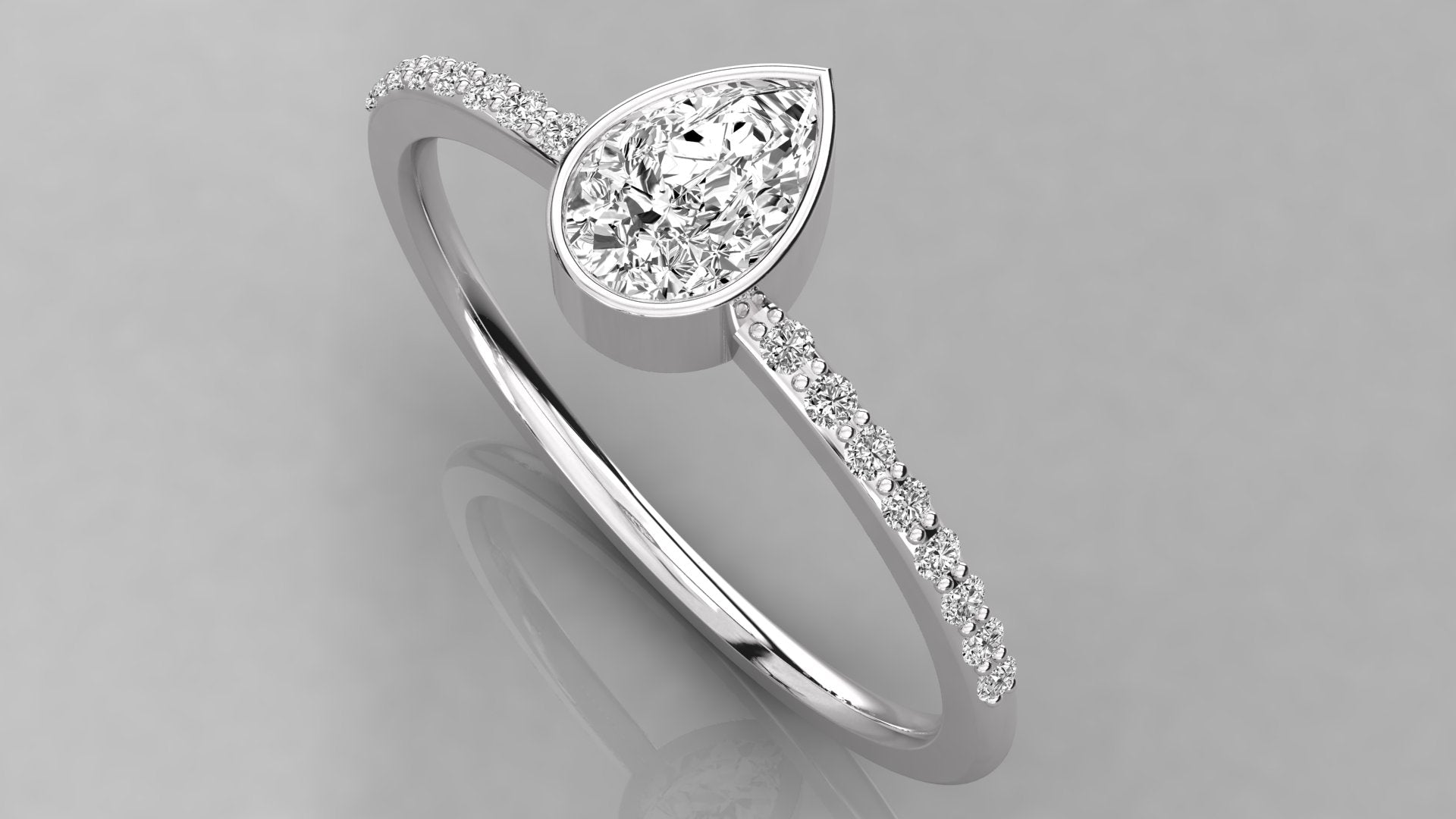 White Gold Ring