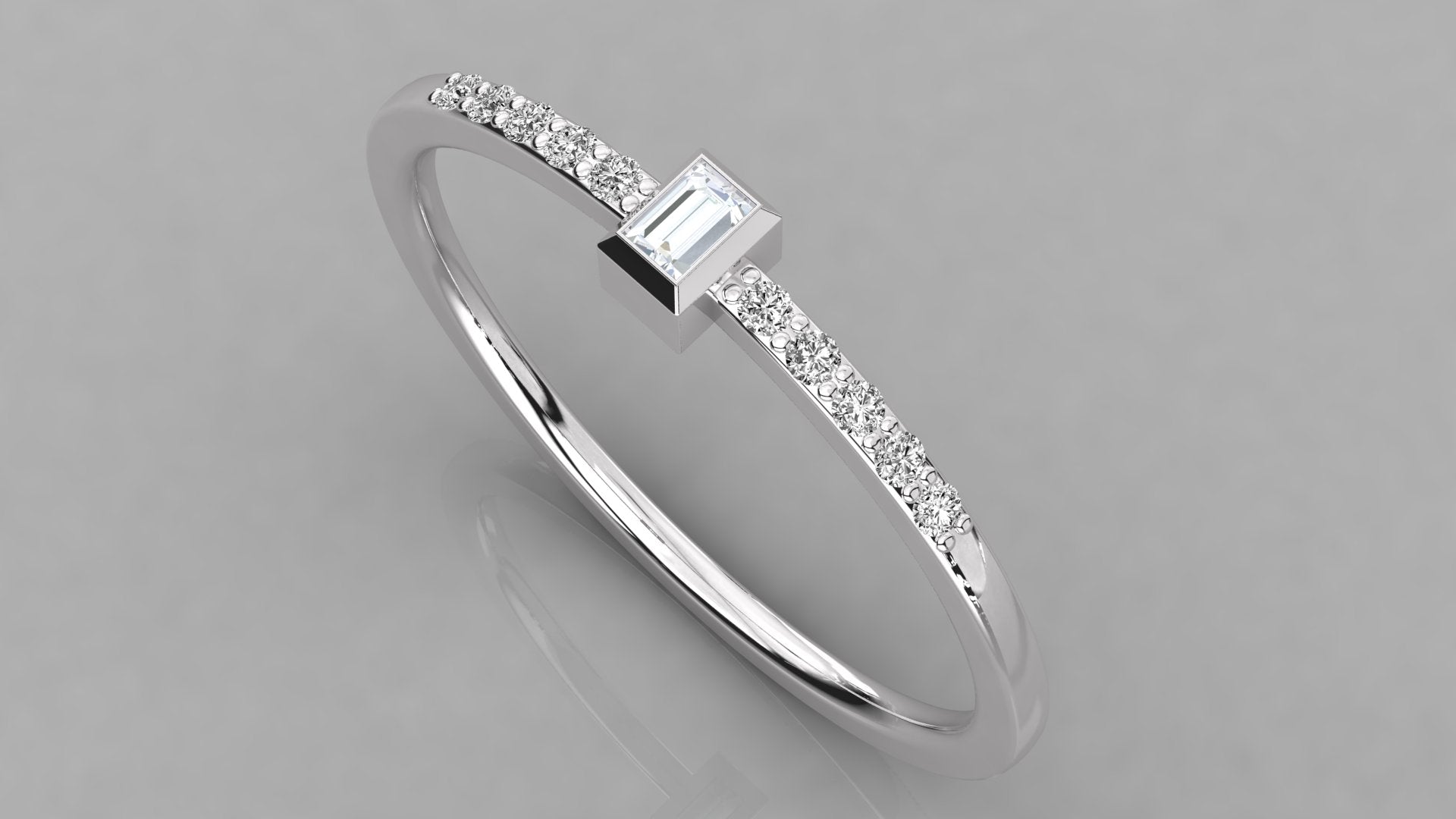 White Gold Ring