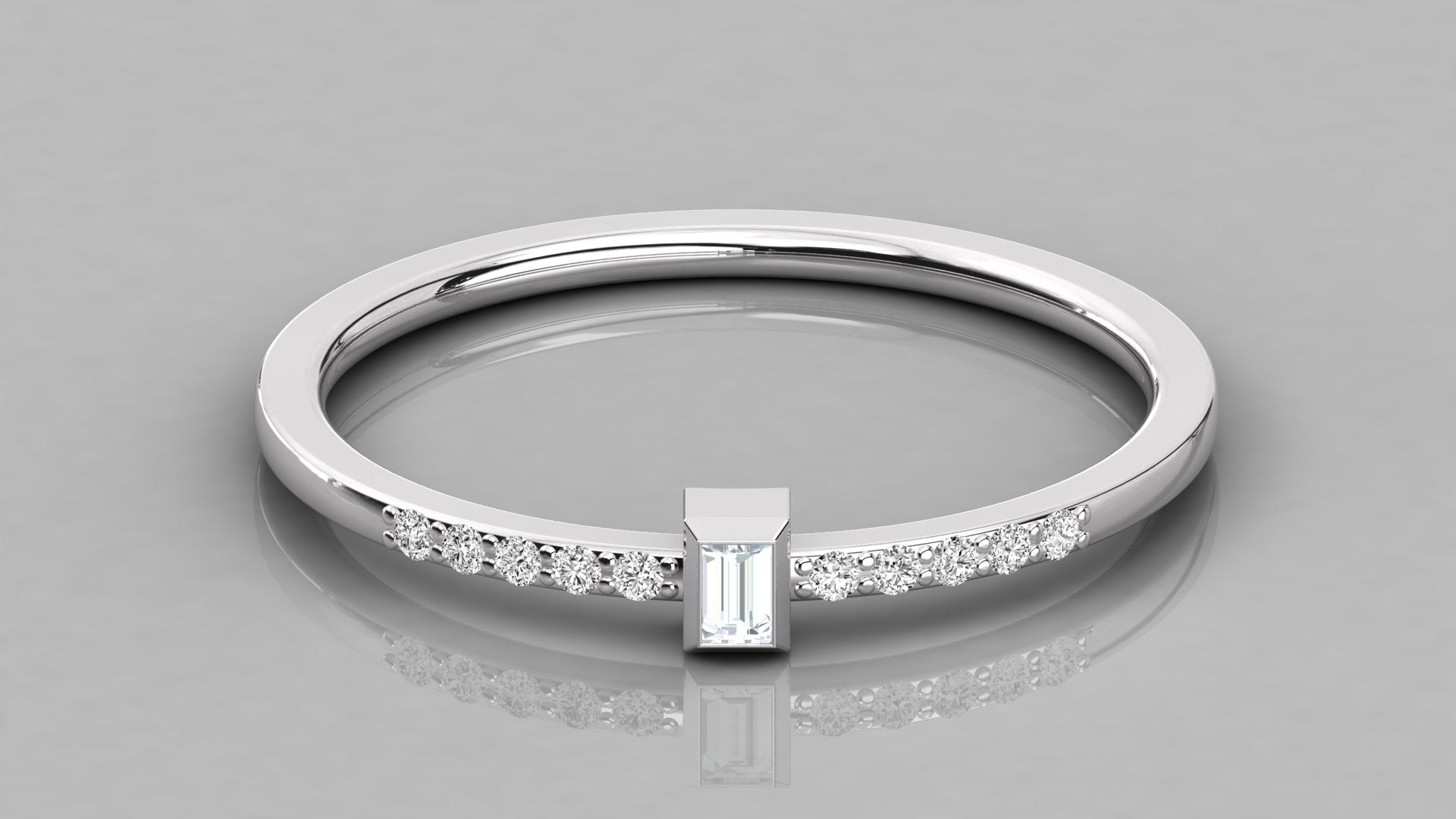 White Gold Ring