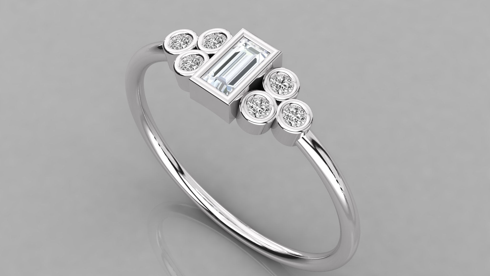 White Gold Ring