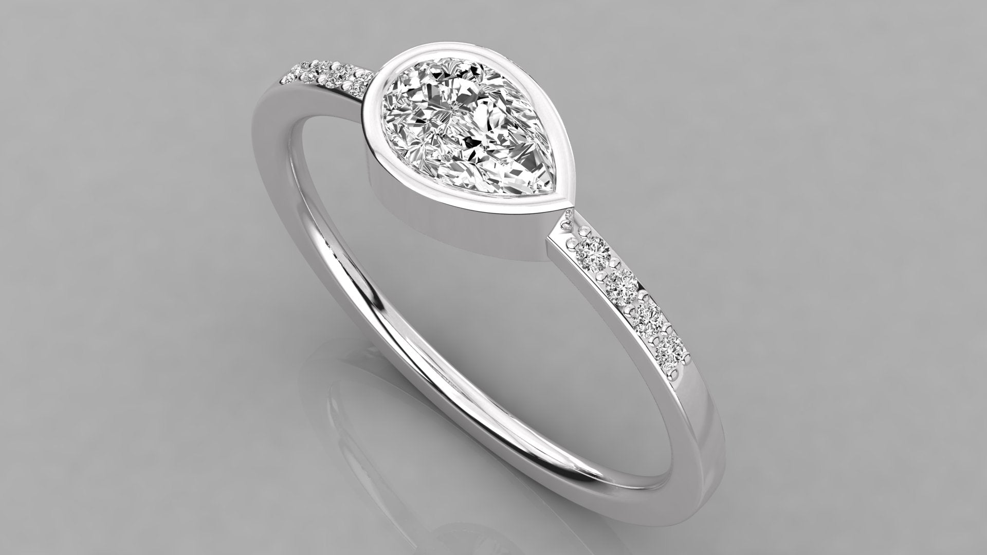White Gold Ring