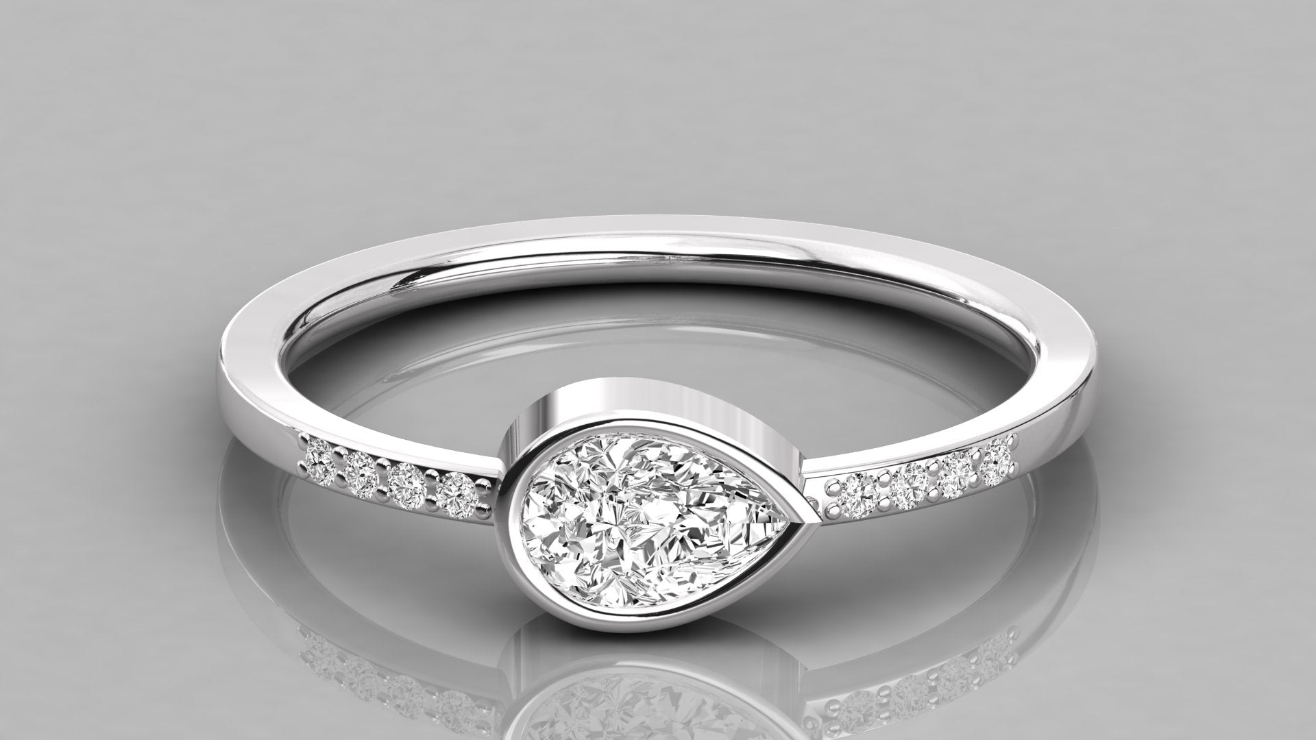 White Gold Ring