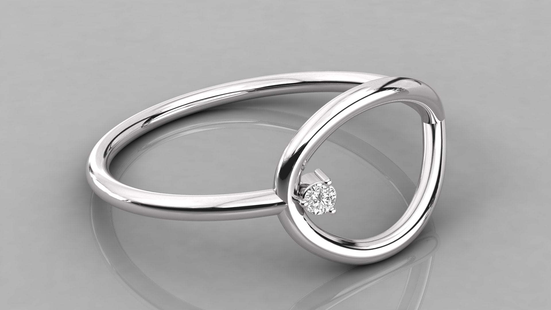 White Gold Ring