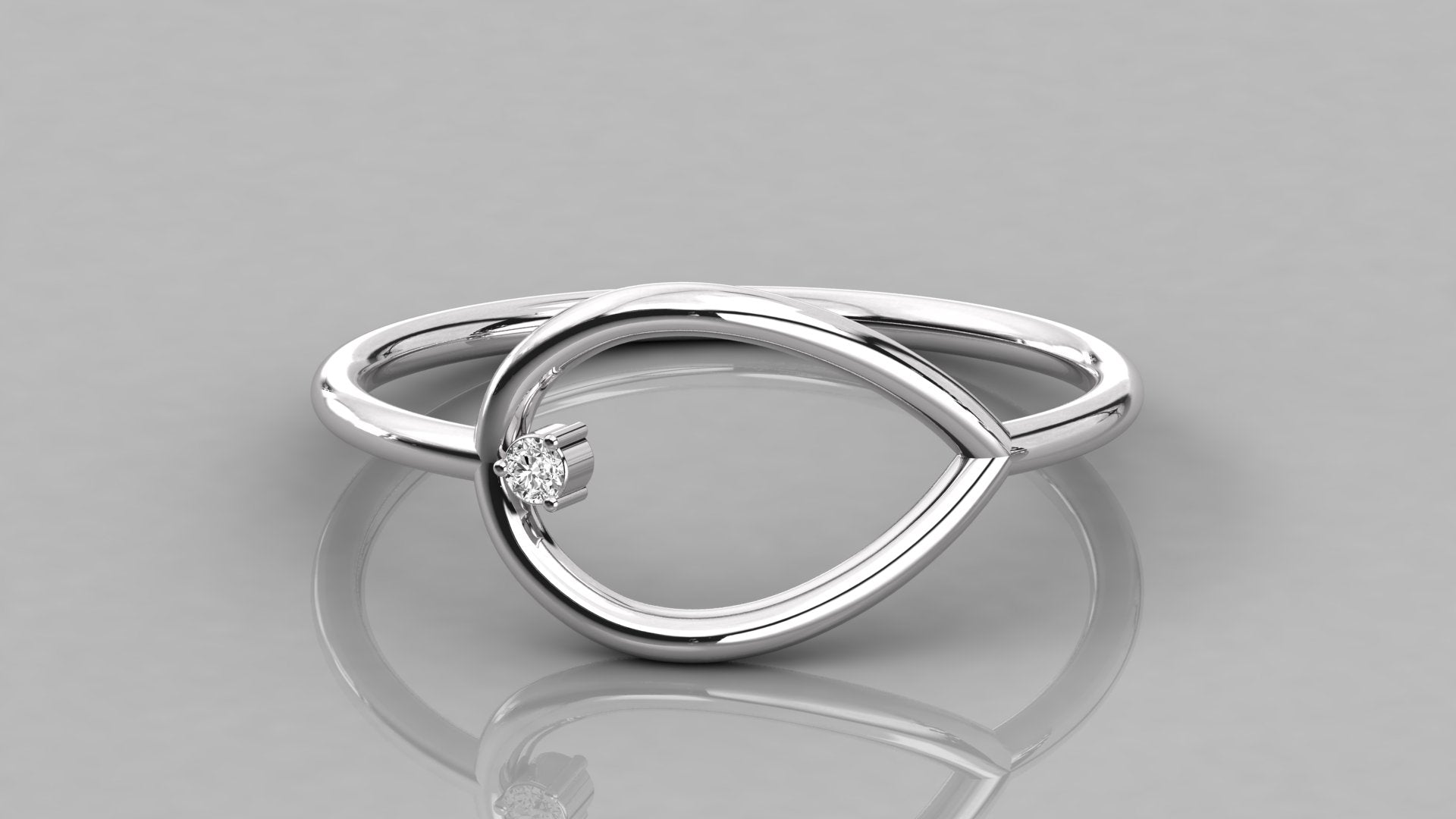 White Gold Ring