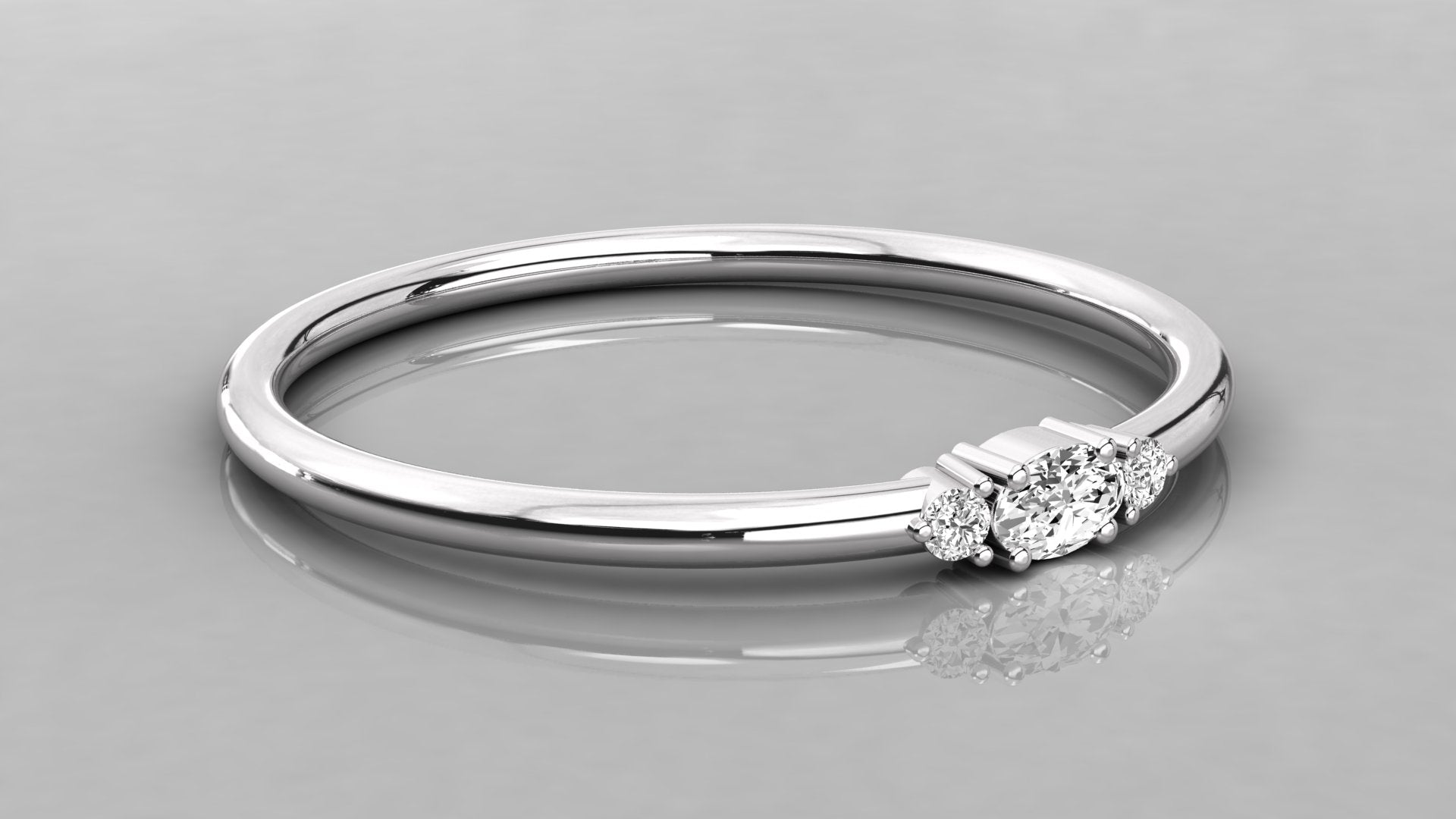White Gold Ring
