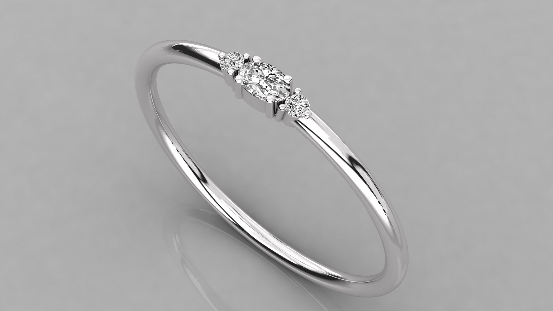 White Gold Ring