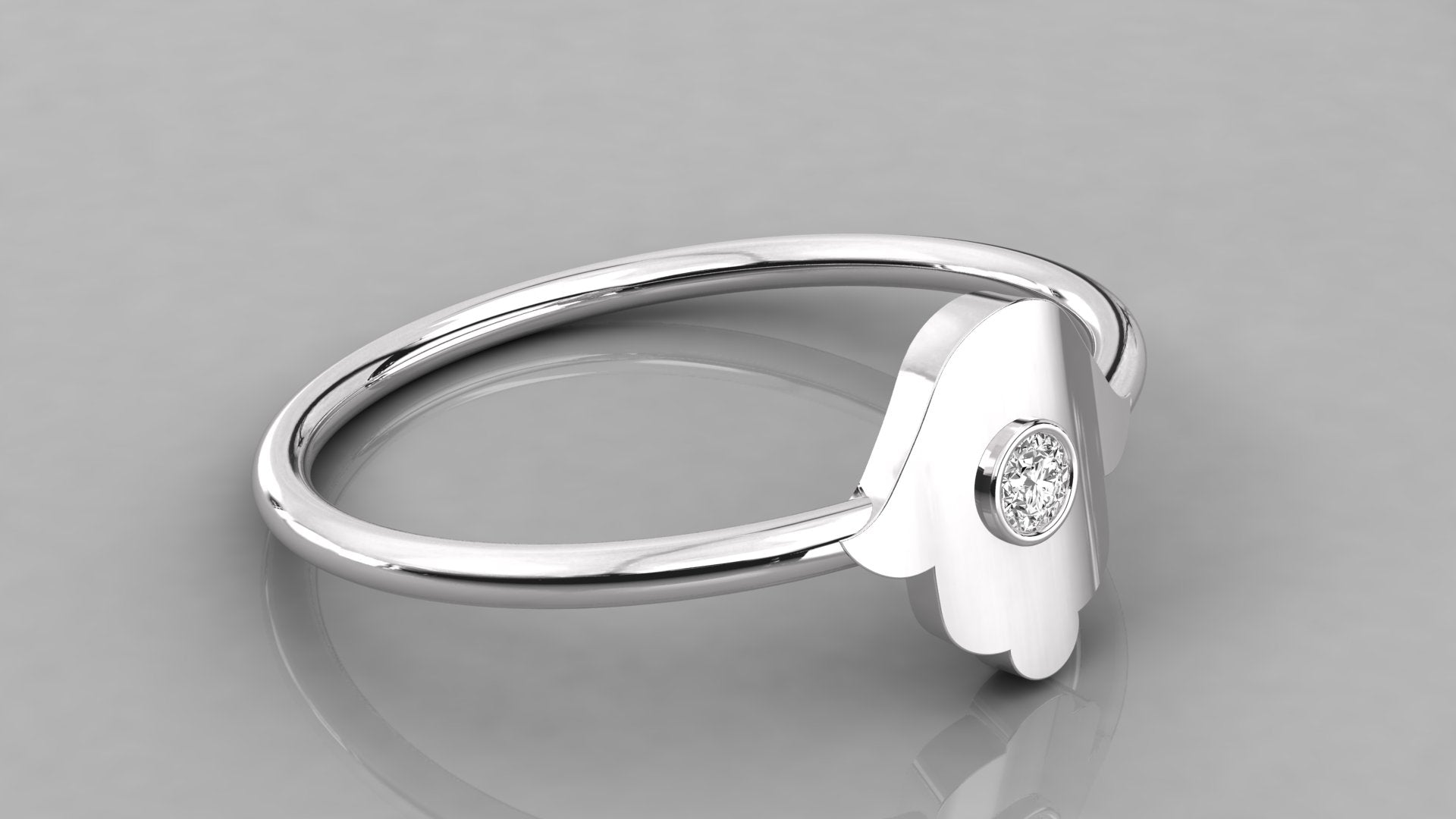 White Gold Ring