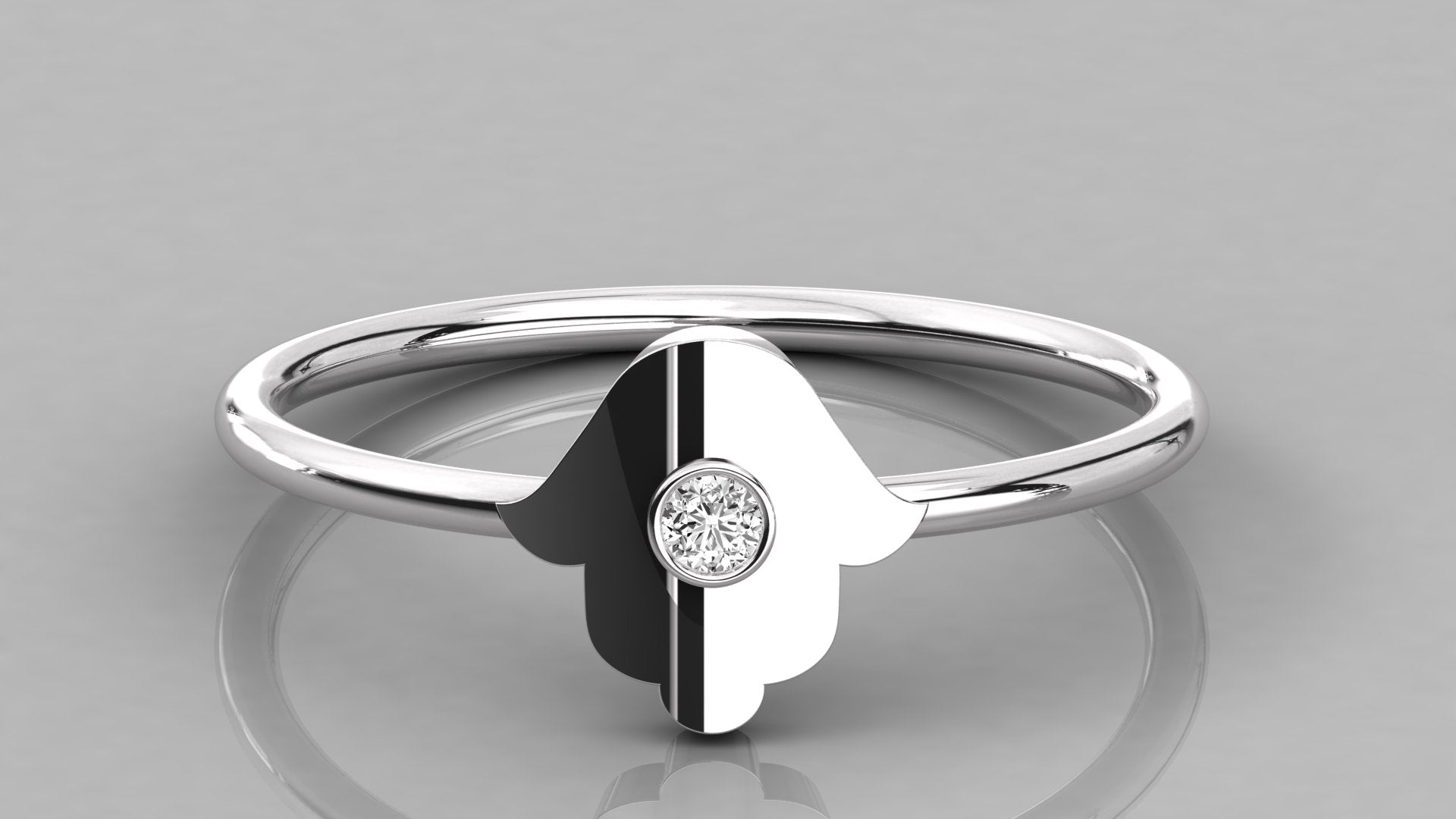 White Gold Ring