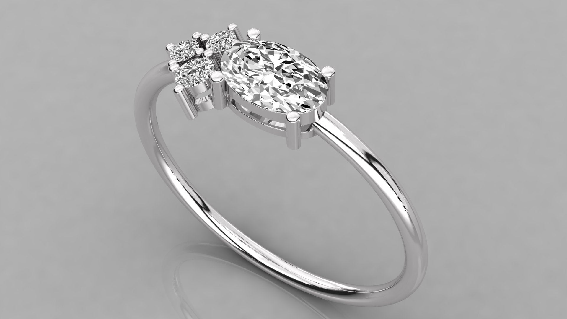White Gold Ring