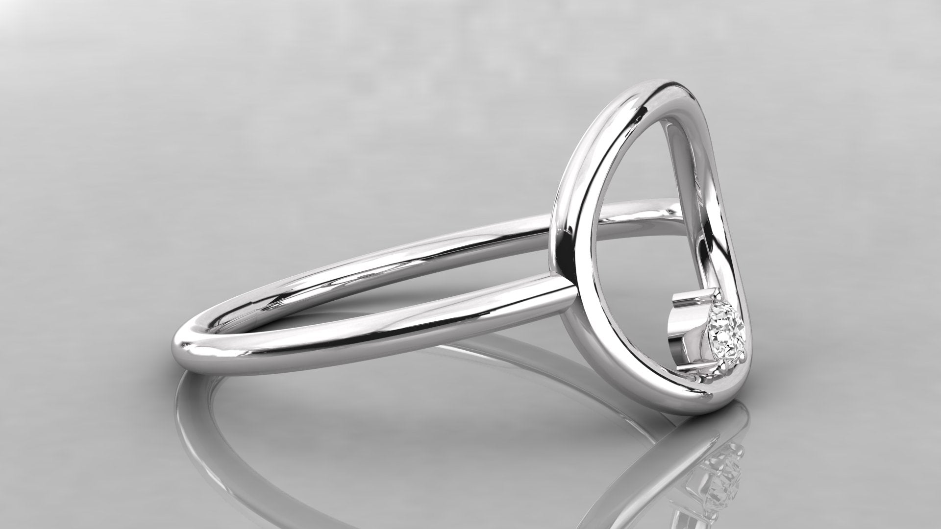 White Gold Ring